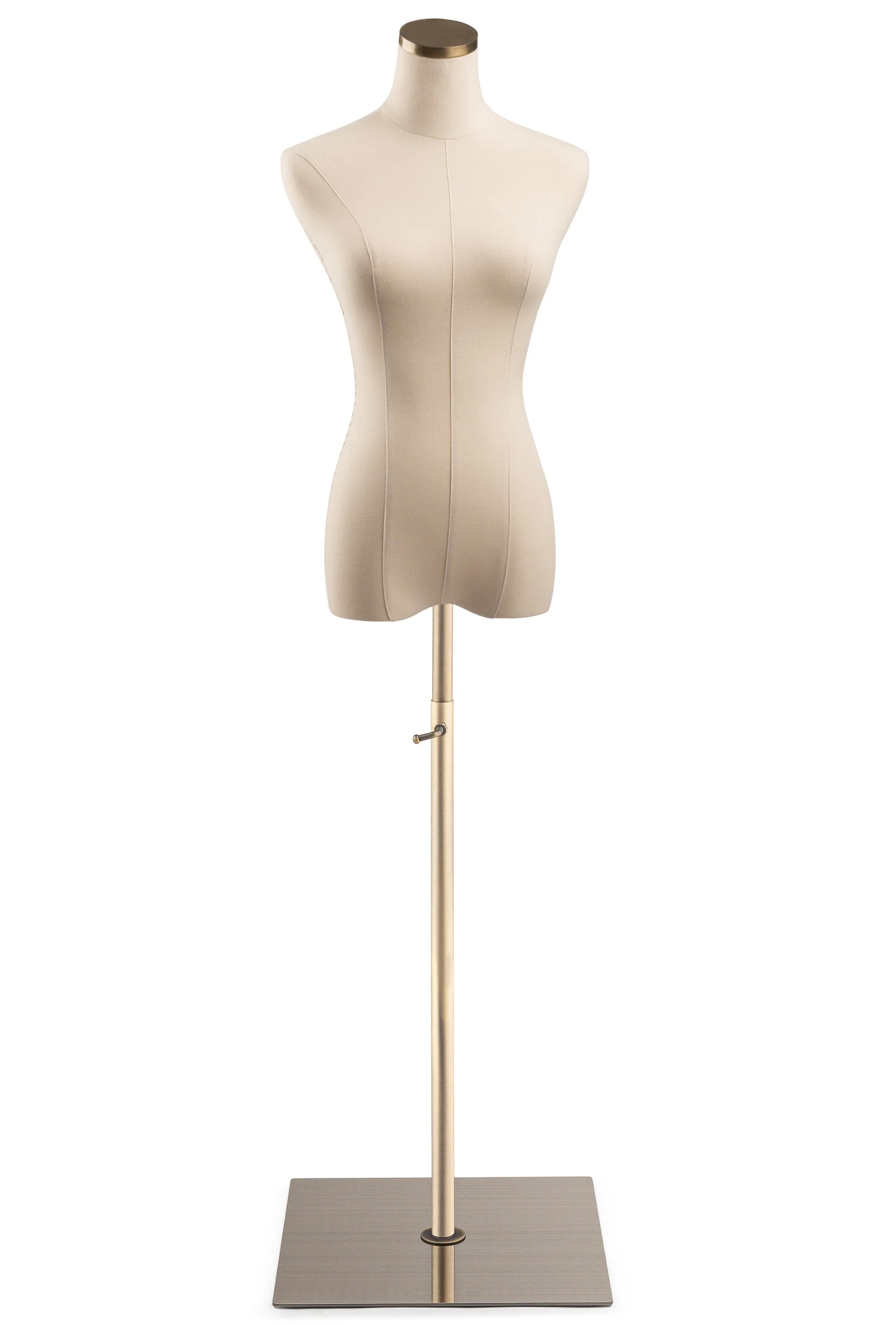 Female Display Dress Form on Metal Flat Base - Image 14