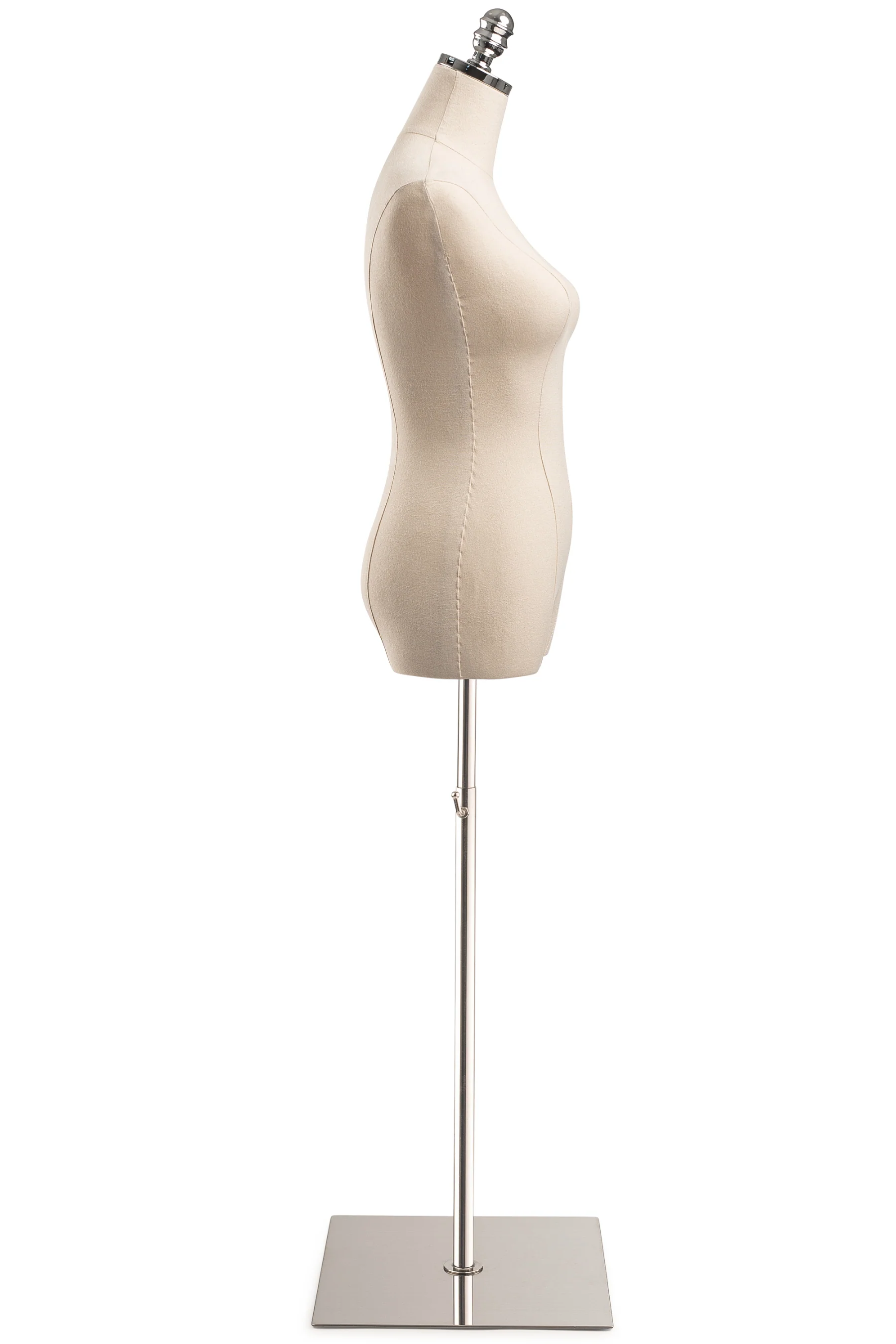 Female Display Dress Form on Metal Flat Base - Image 20