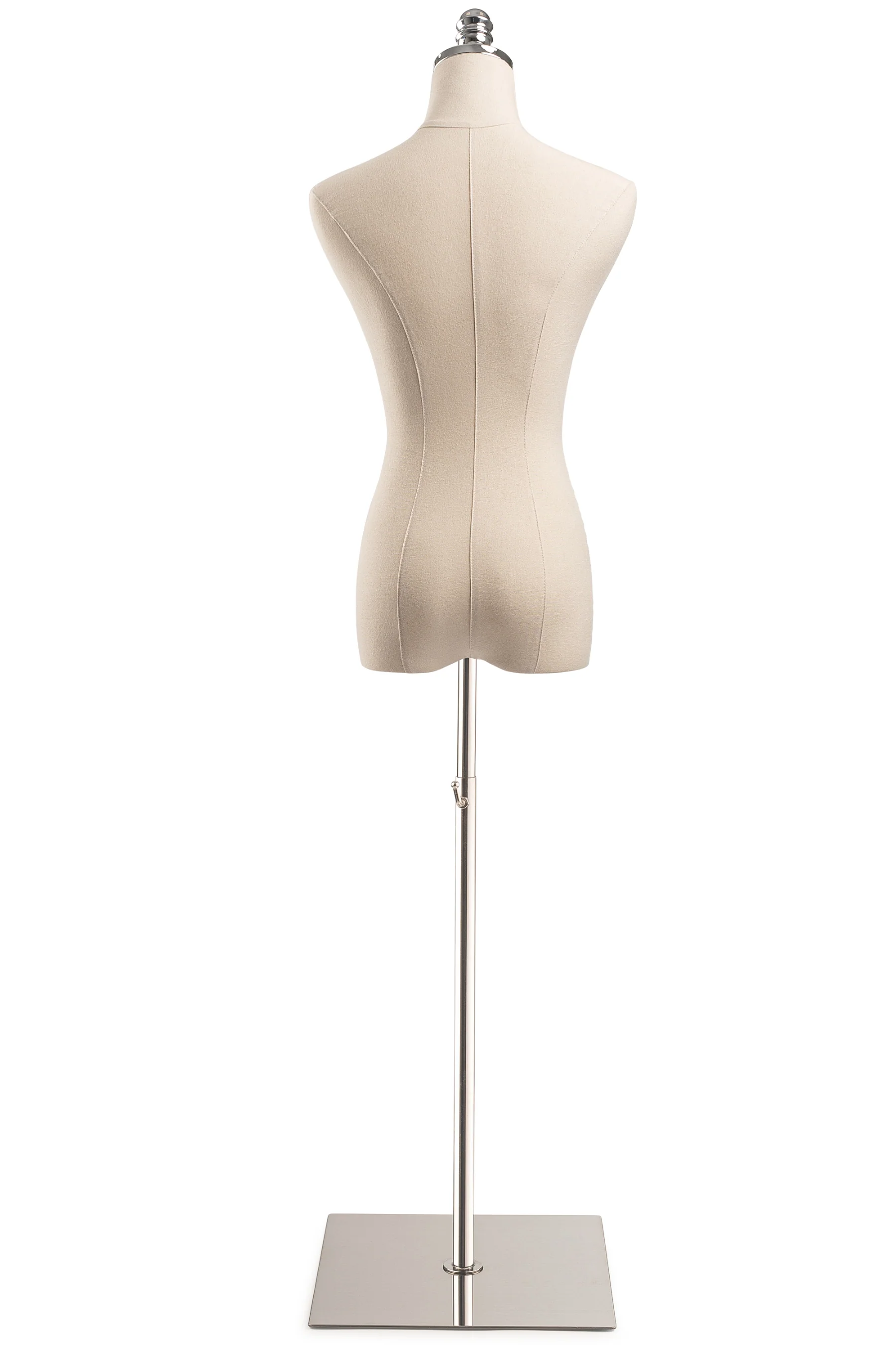 Female Display Dress Form on Metal Flat Base - Image 21