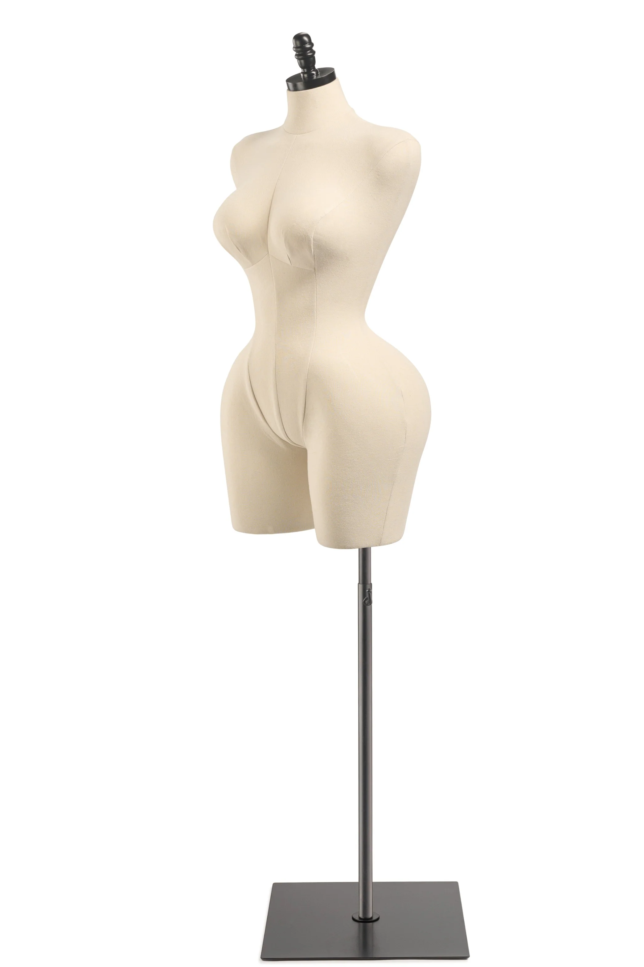 Female Display Dress Form on Metal Flat Base - Image 26