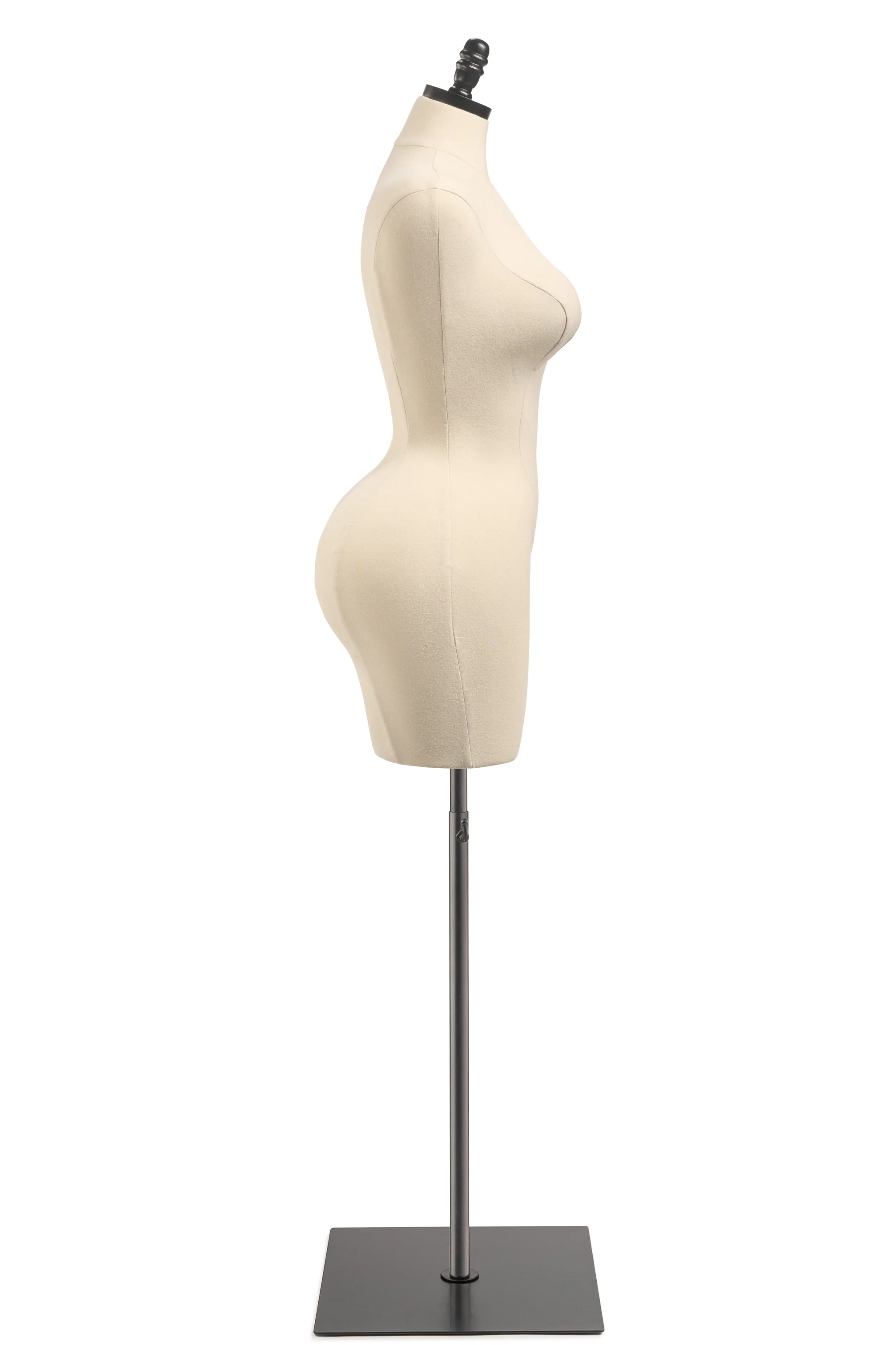 Female Display Dress Form on Metal Flat Base - Image 27