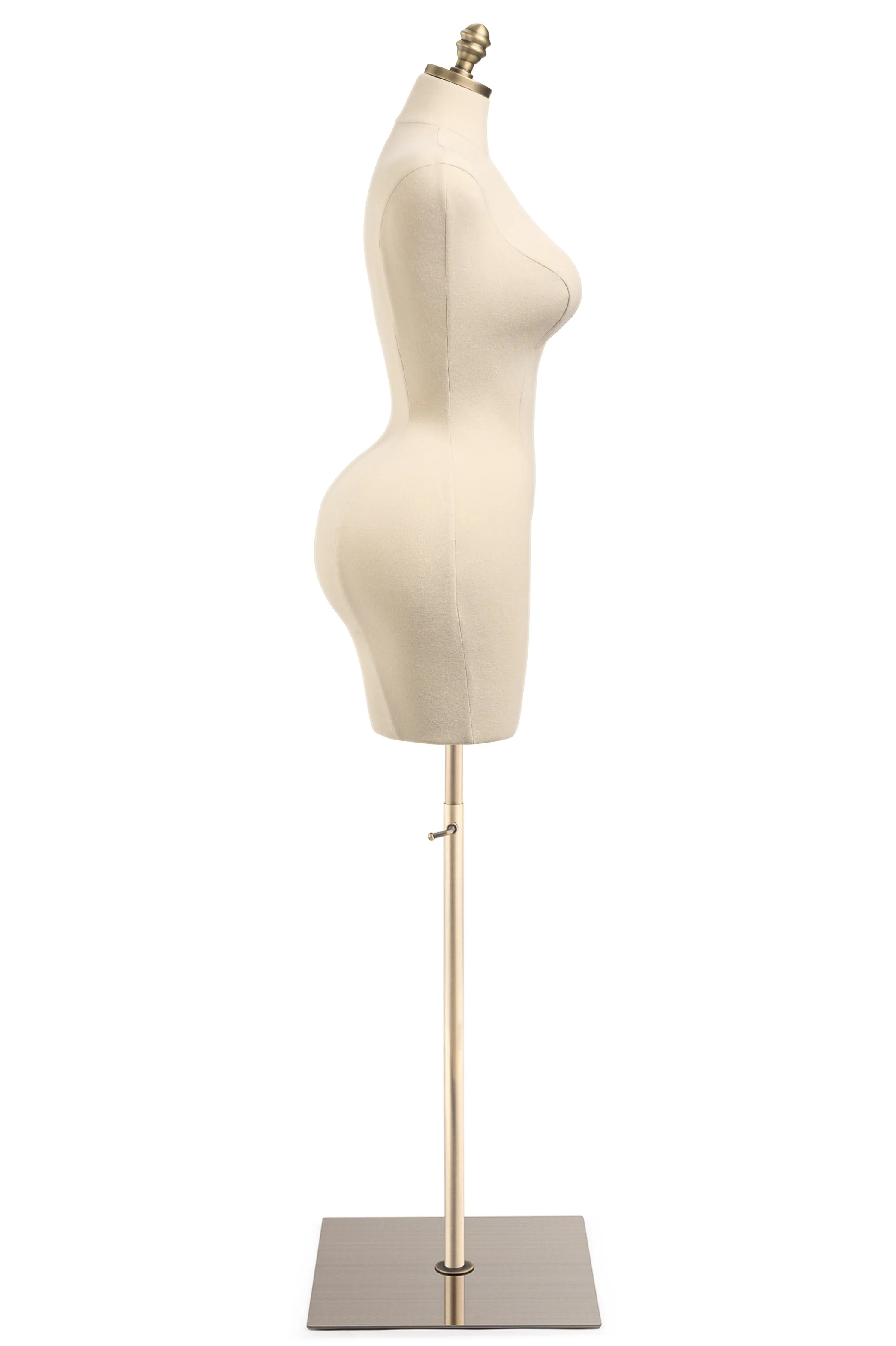 Female Display Dress Form on Metal Flat Base - Image 31