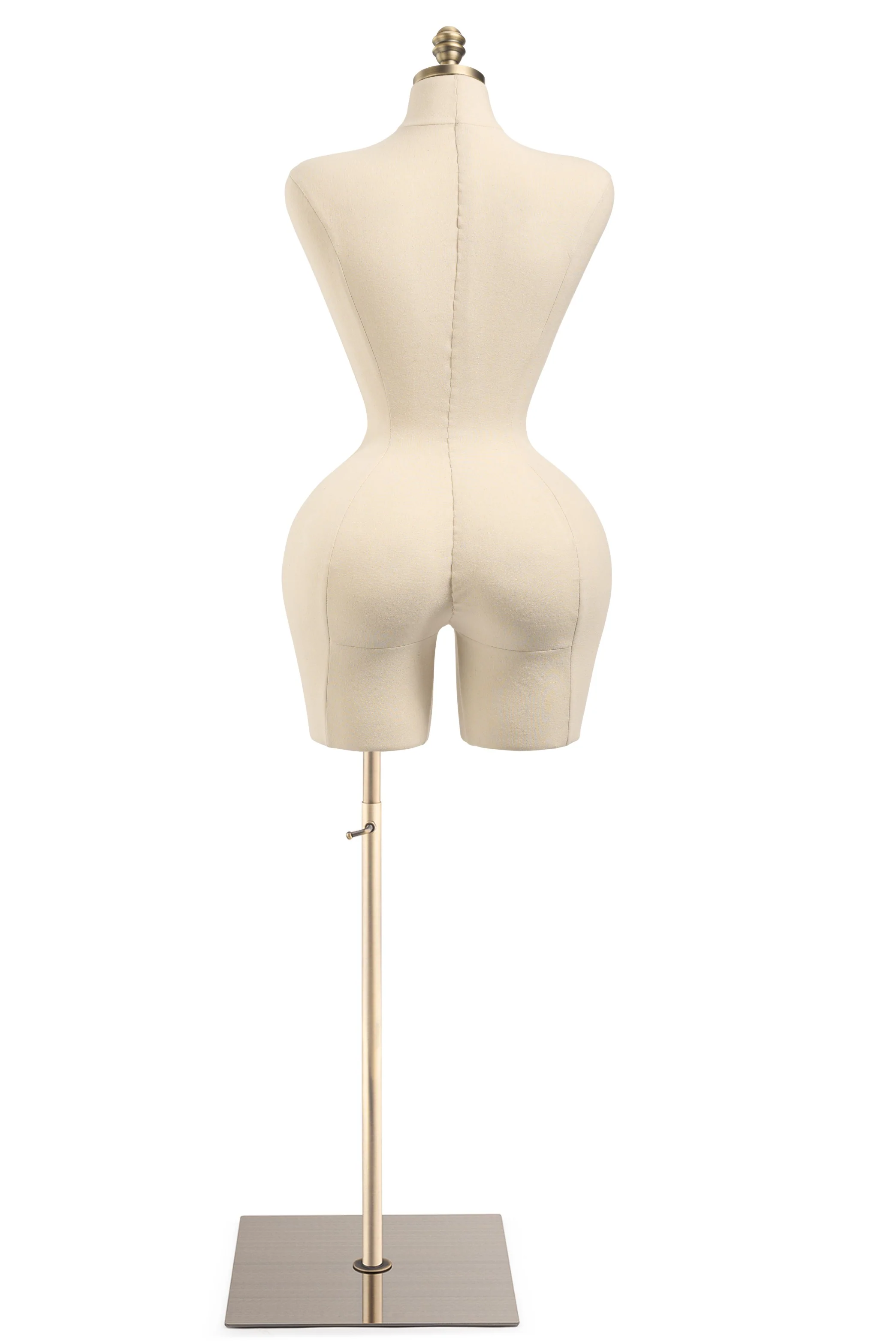 Female Display Dress Form on Metal Flat Base - Image 32