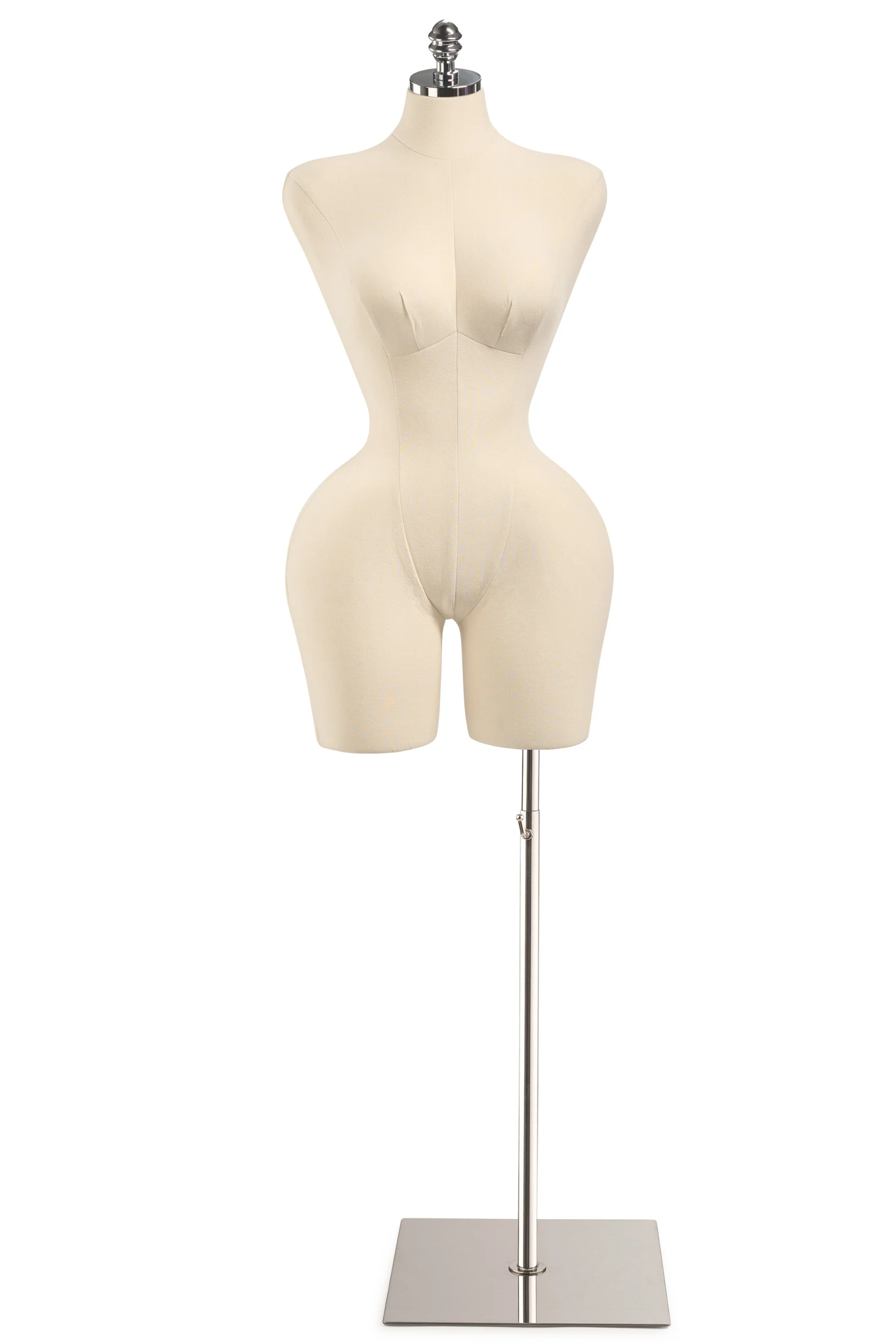 Female Display Dress Form on Metal Flat Base - Image 33