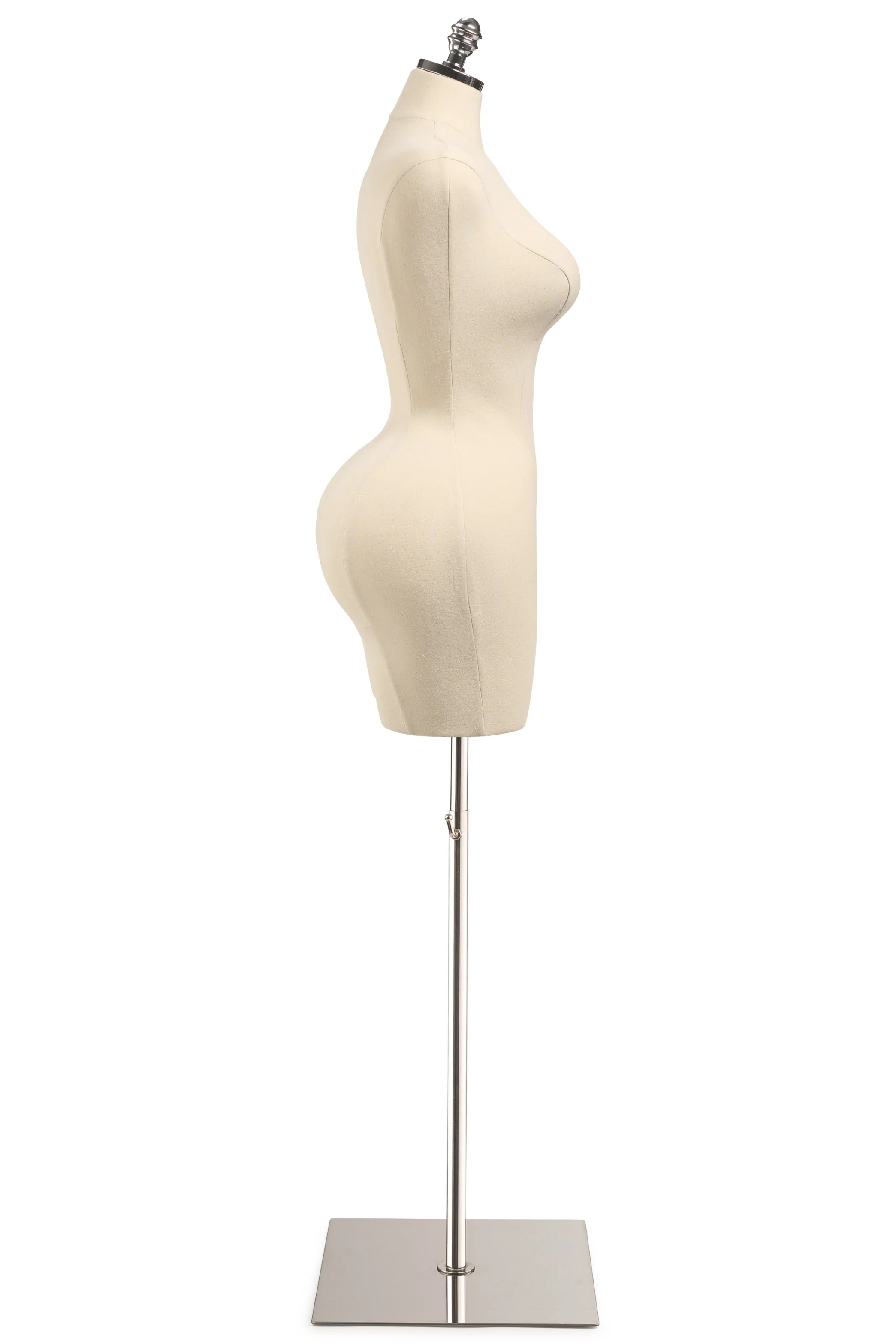 Female Display Dress Form on Metal Flat Base - Image 35