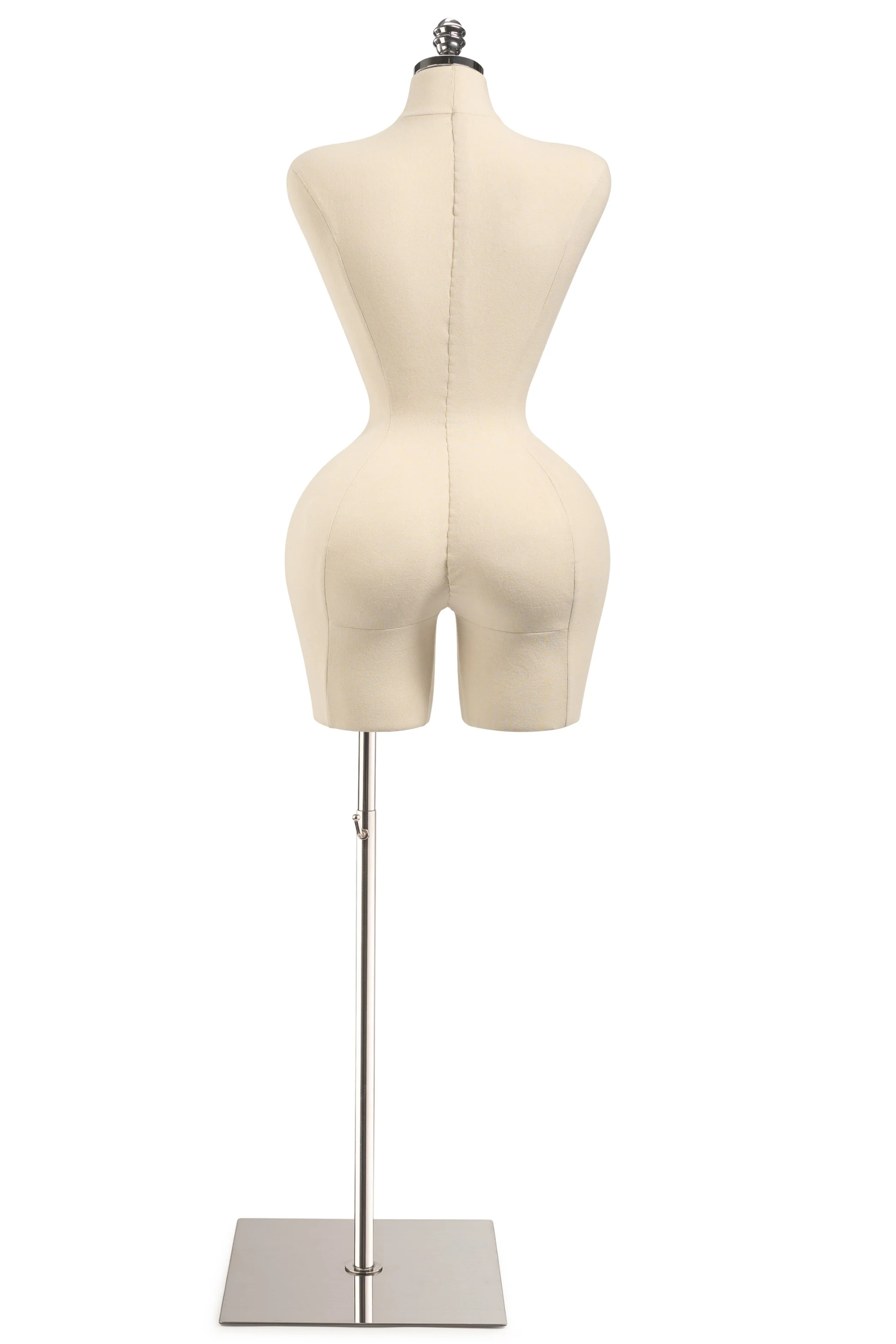 Female Display Dress Form on Metal Flat Base - Image 36