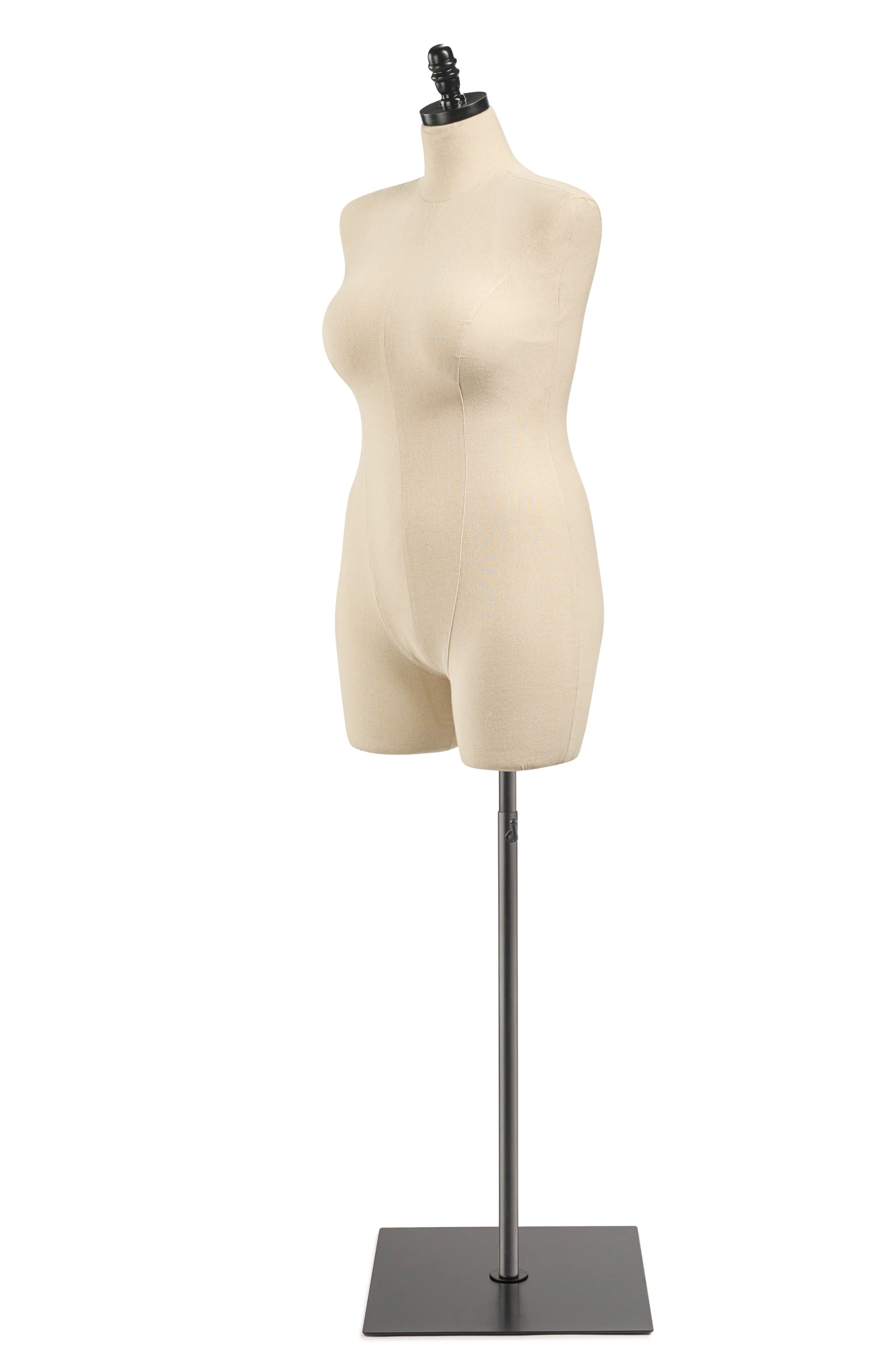 Female Display Dress Form on Metal Flat Base - Image 39