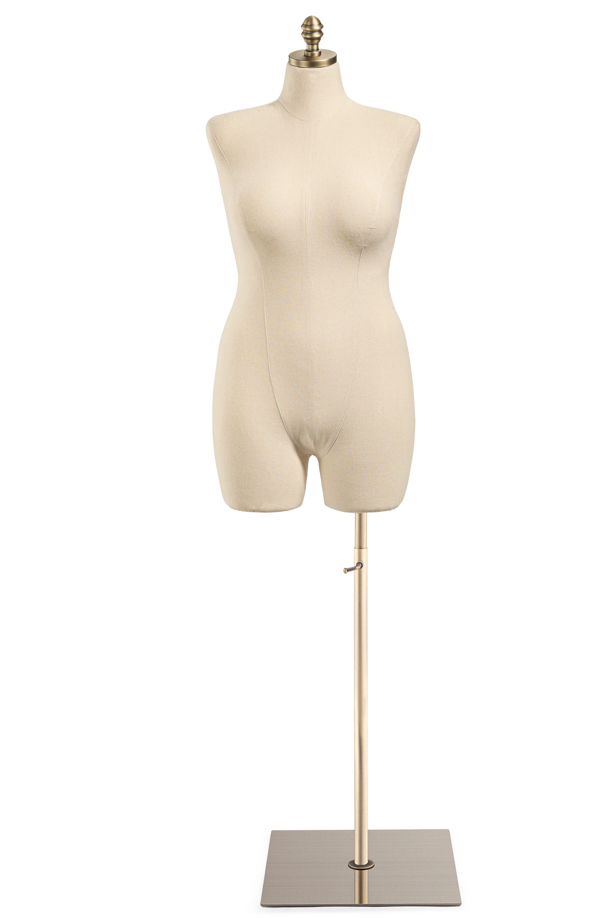 Female Display Dress Form on Metal Flat Base - Image 40