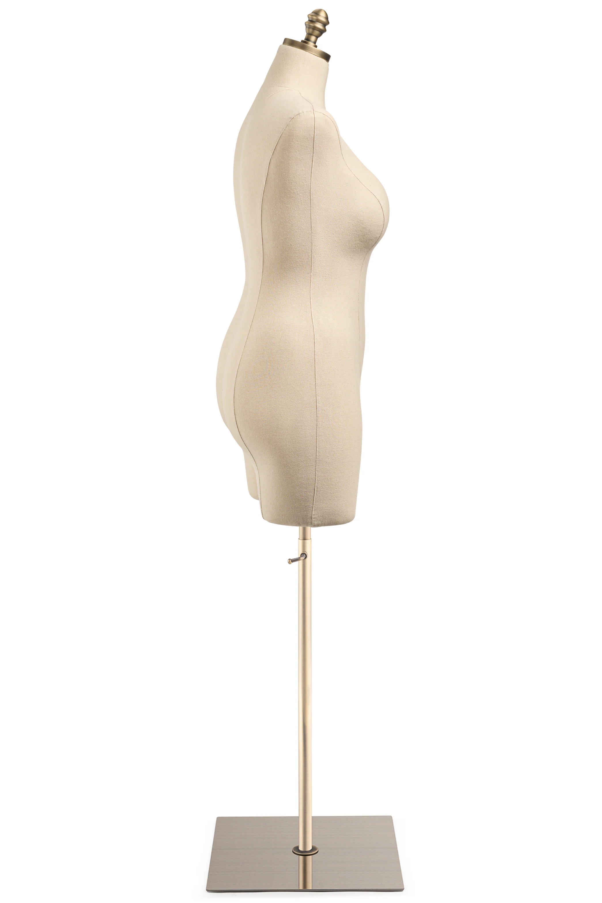 Female Display Dress Form on Metal Flat Base - Image 42