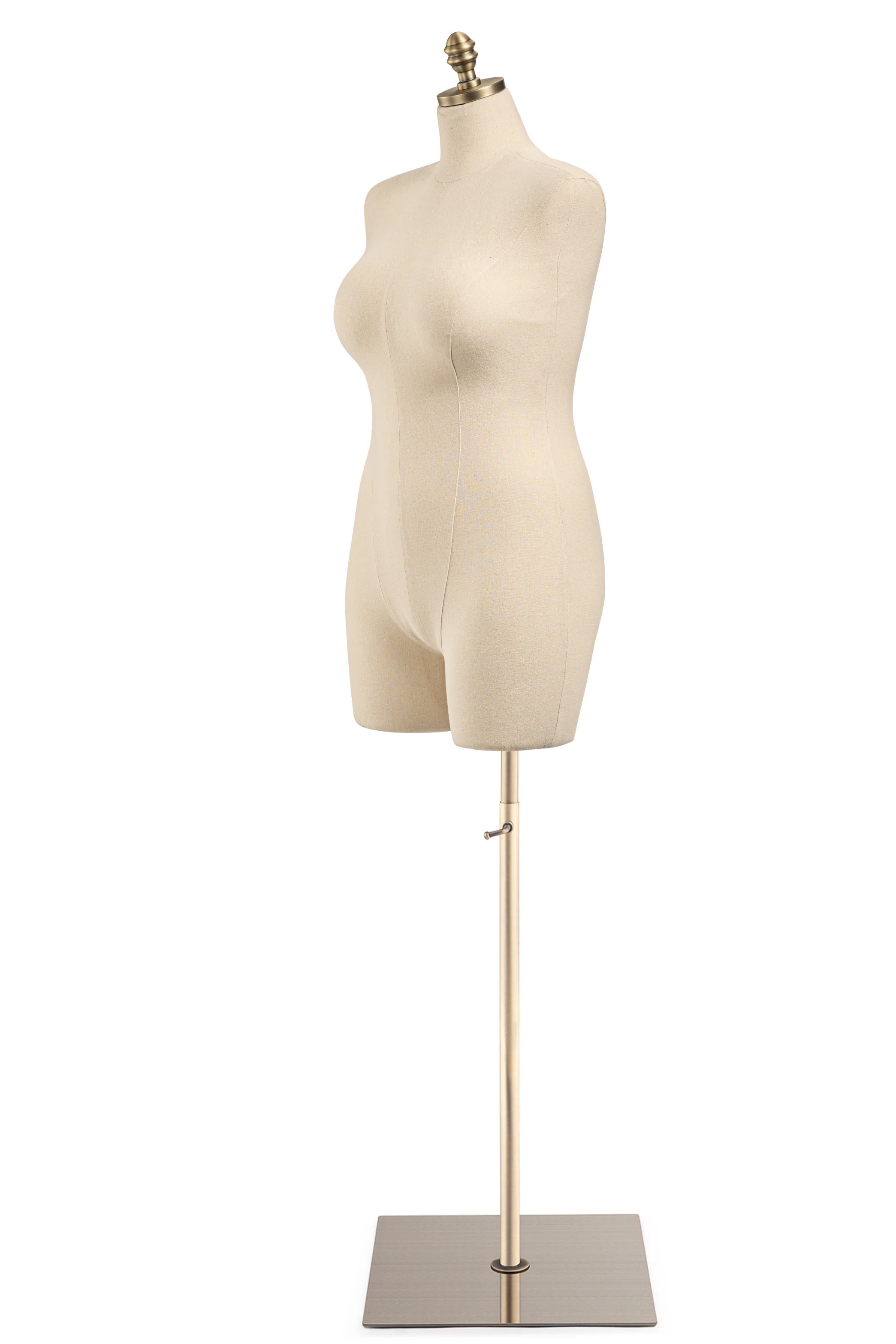 Female Display Dress Form on Metal Flat Base - Image 43