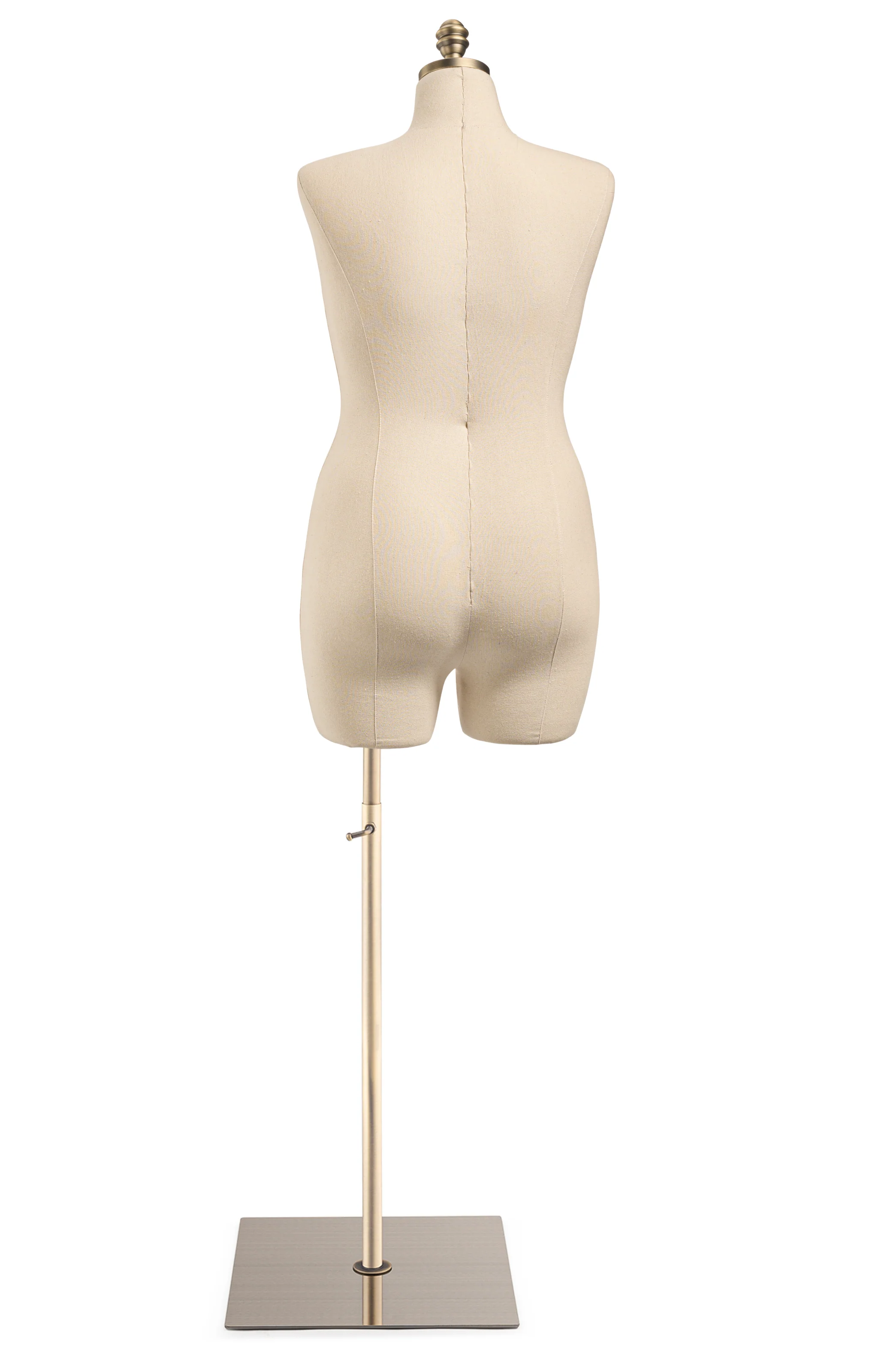 Female Display Dress Form on Metal Flat Base - Image 44