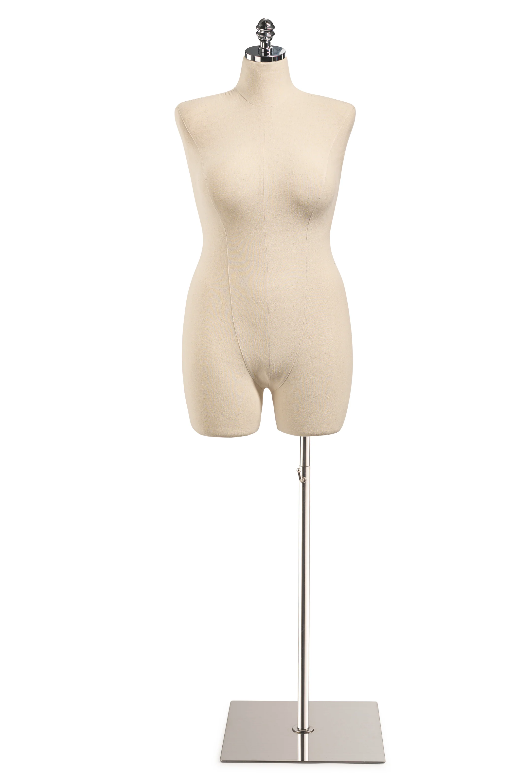 Female Display Dress Form on Metal Flat Base - Image 45