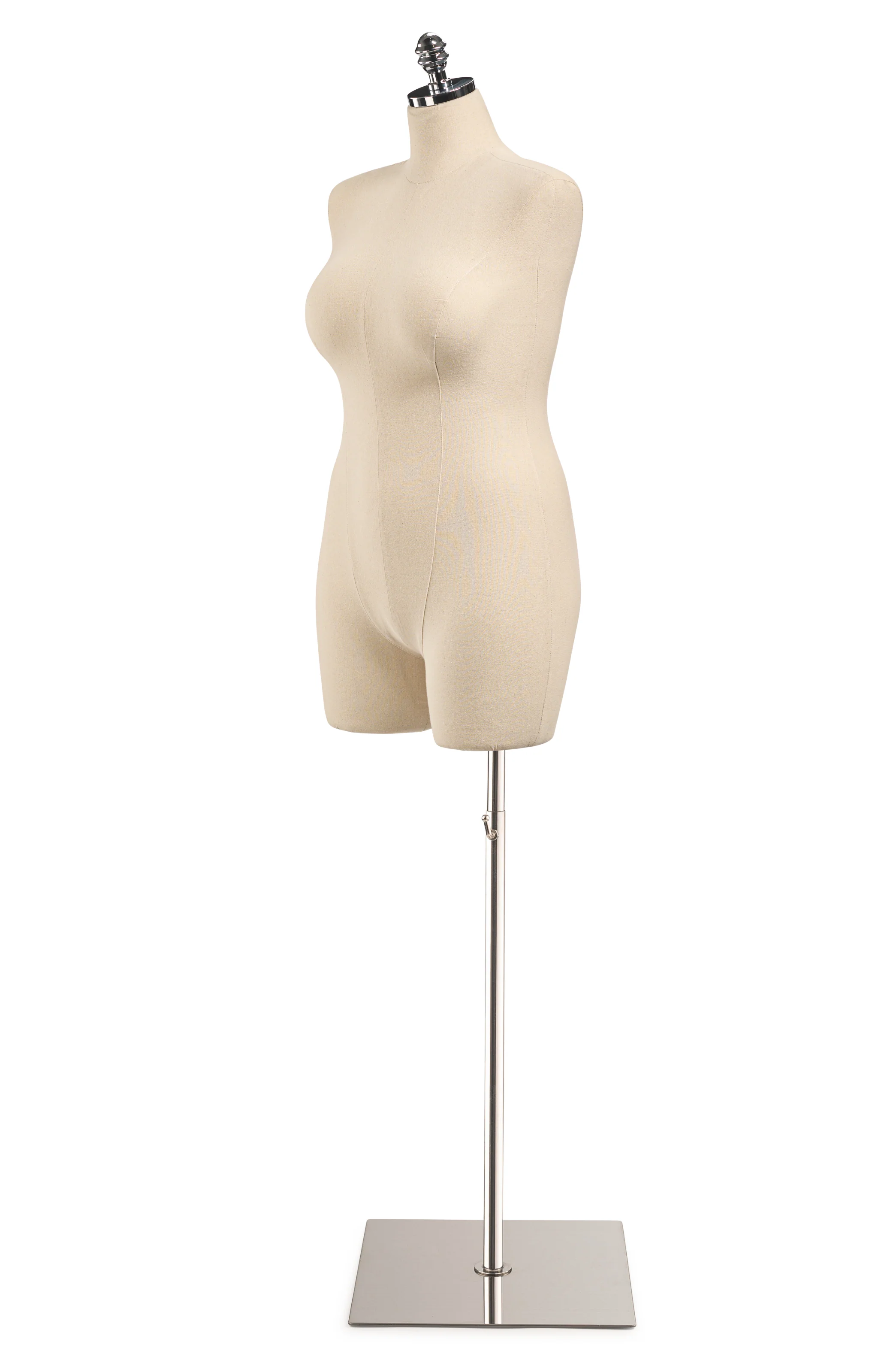 Female Display Dress Form on Metal Flat Base - Image 46