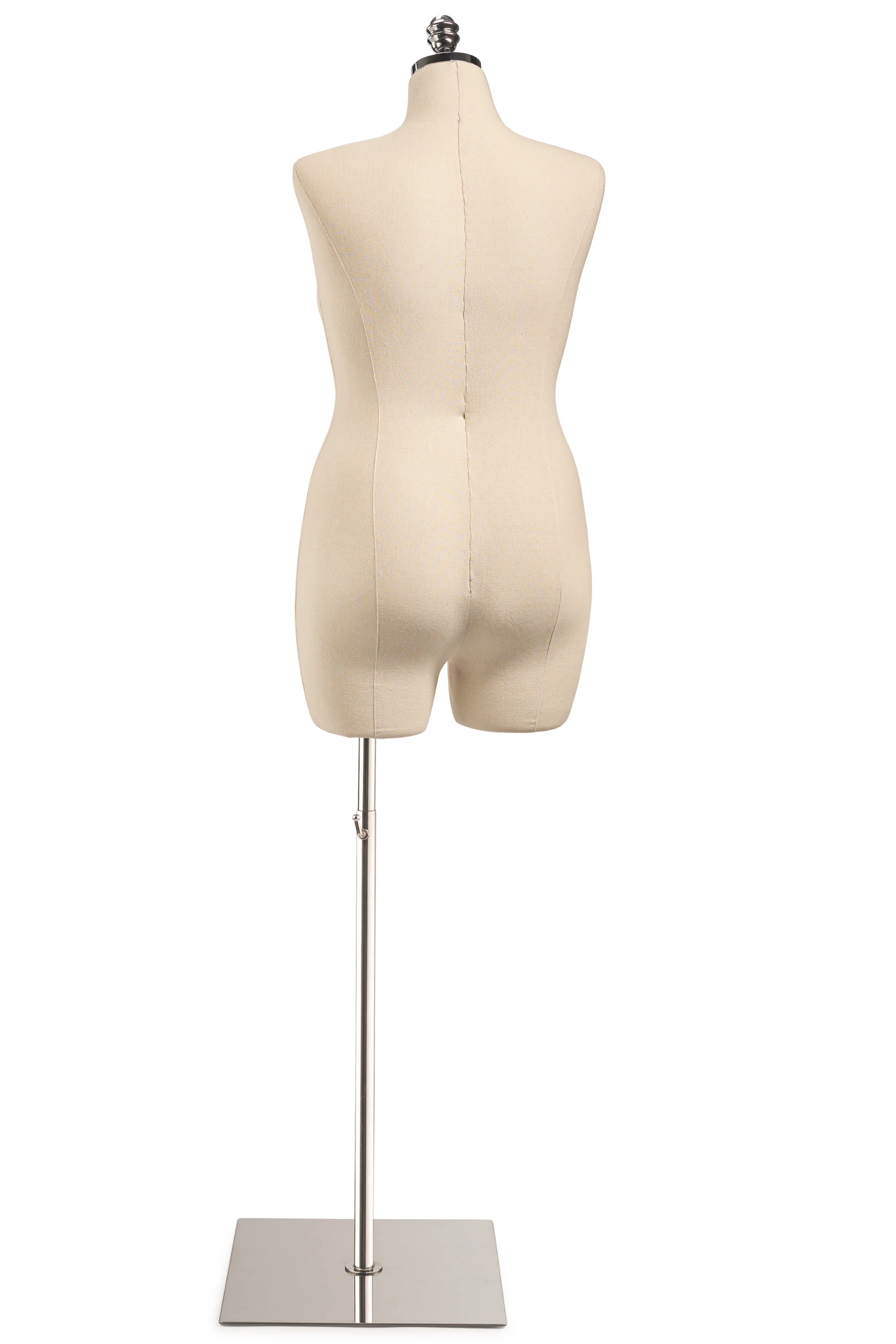 Female Display Dress Form on Metal Flat Base - Image 48