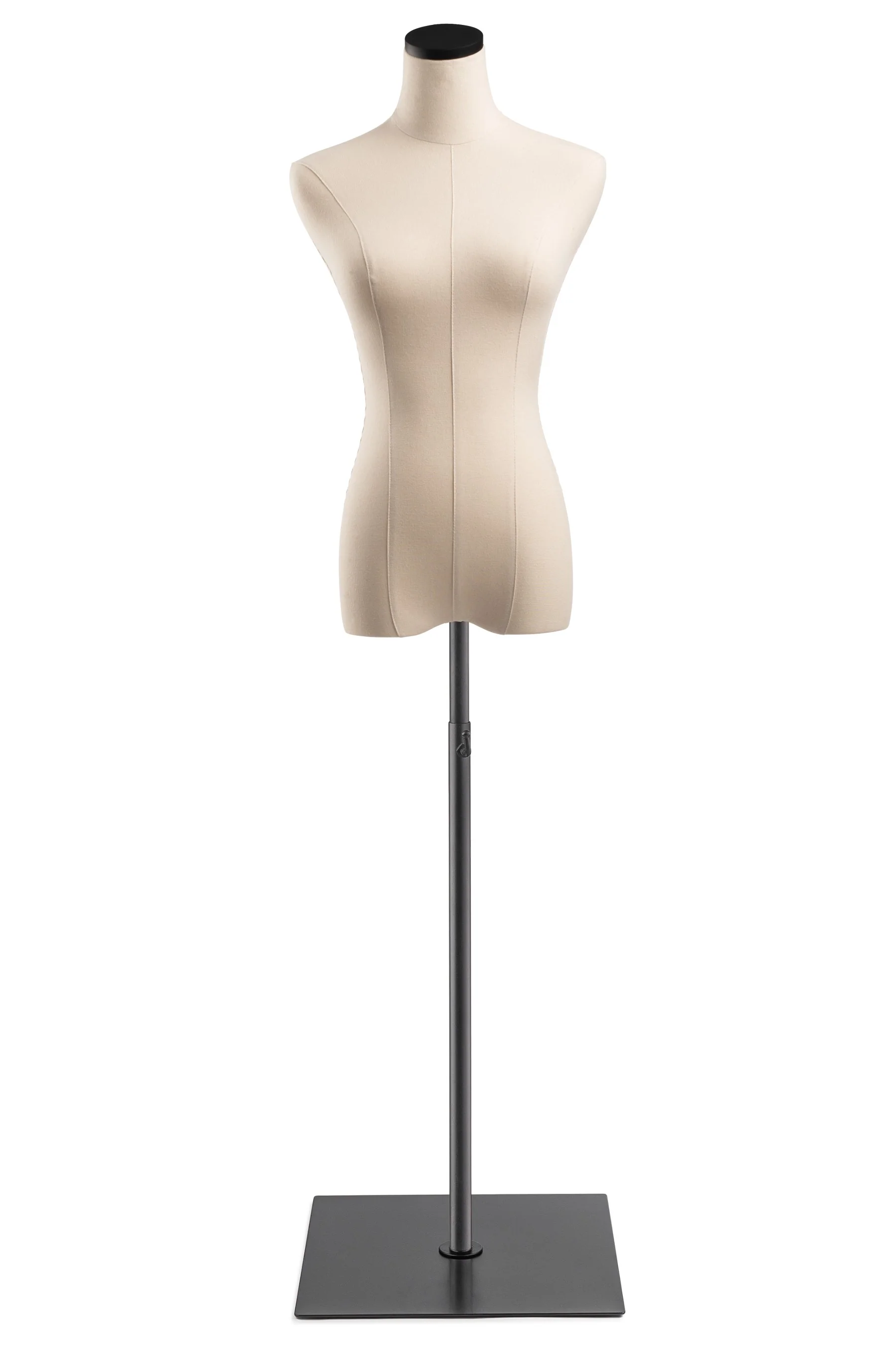 Female Display Dress Form on Metal Flat Base - Image 6