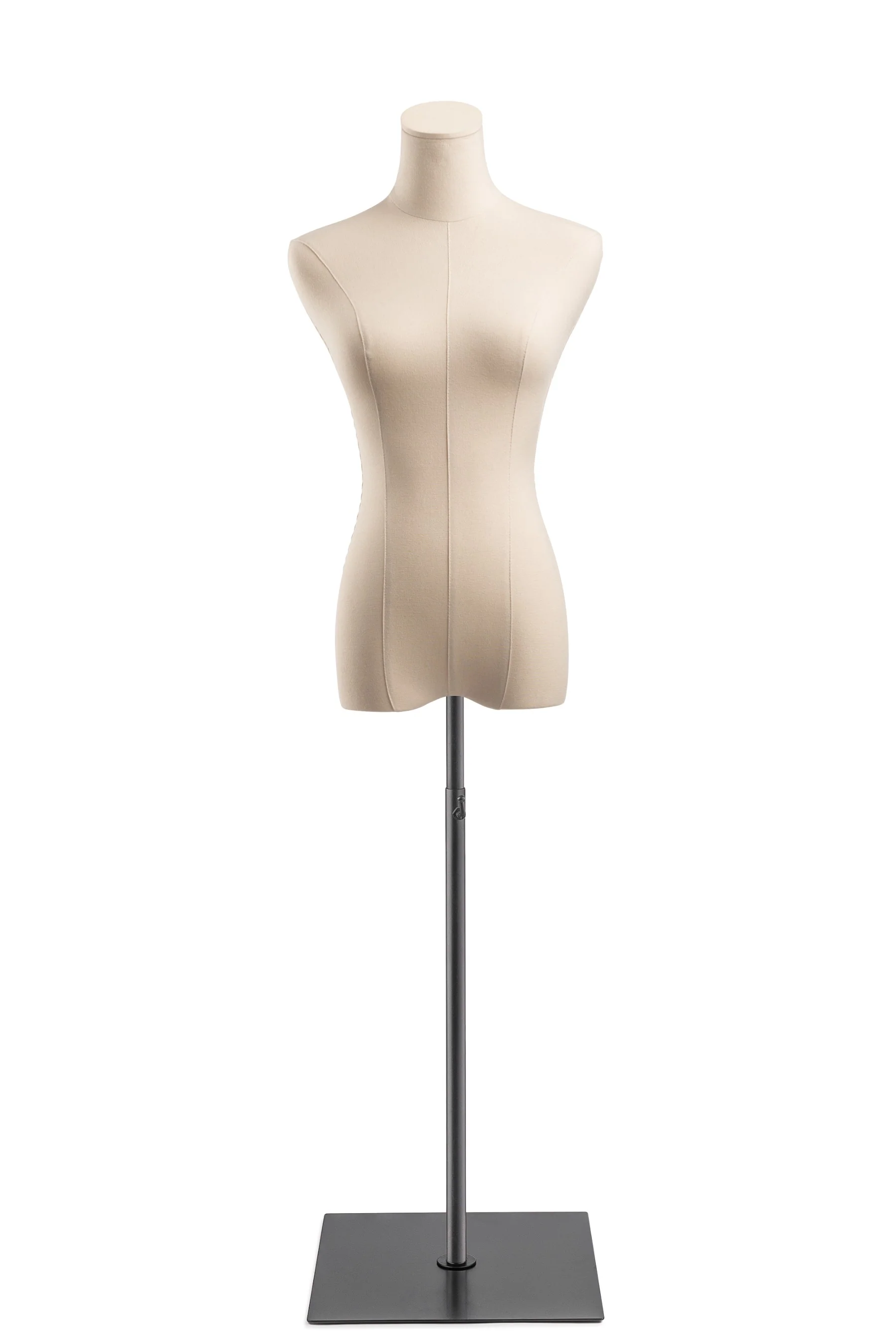 Female Display Dress Form on Metal Flat Base - Image 7