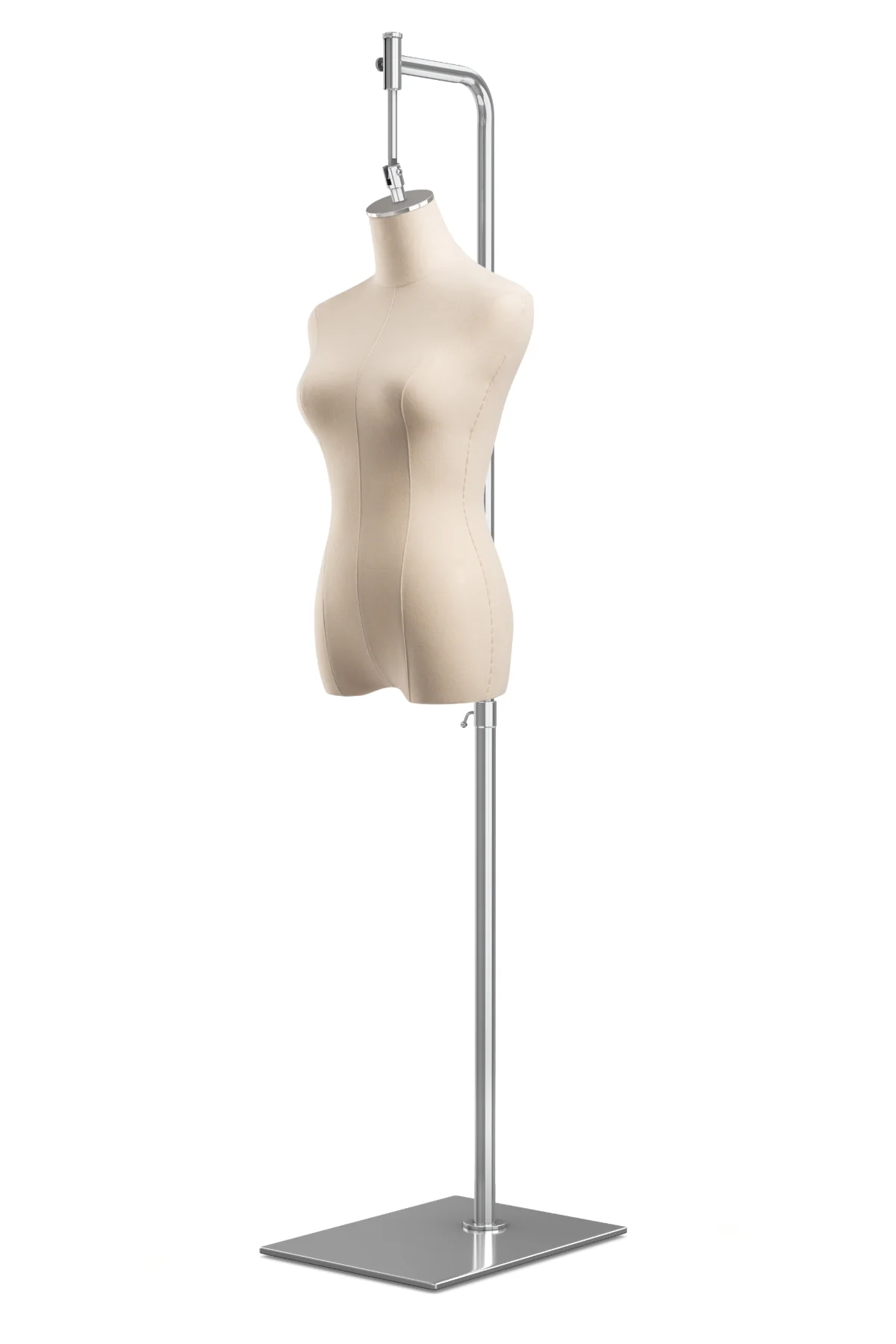 Female Display Dress Form on Metal Hanging Base - Image 11