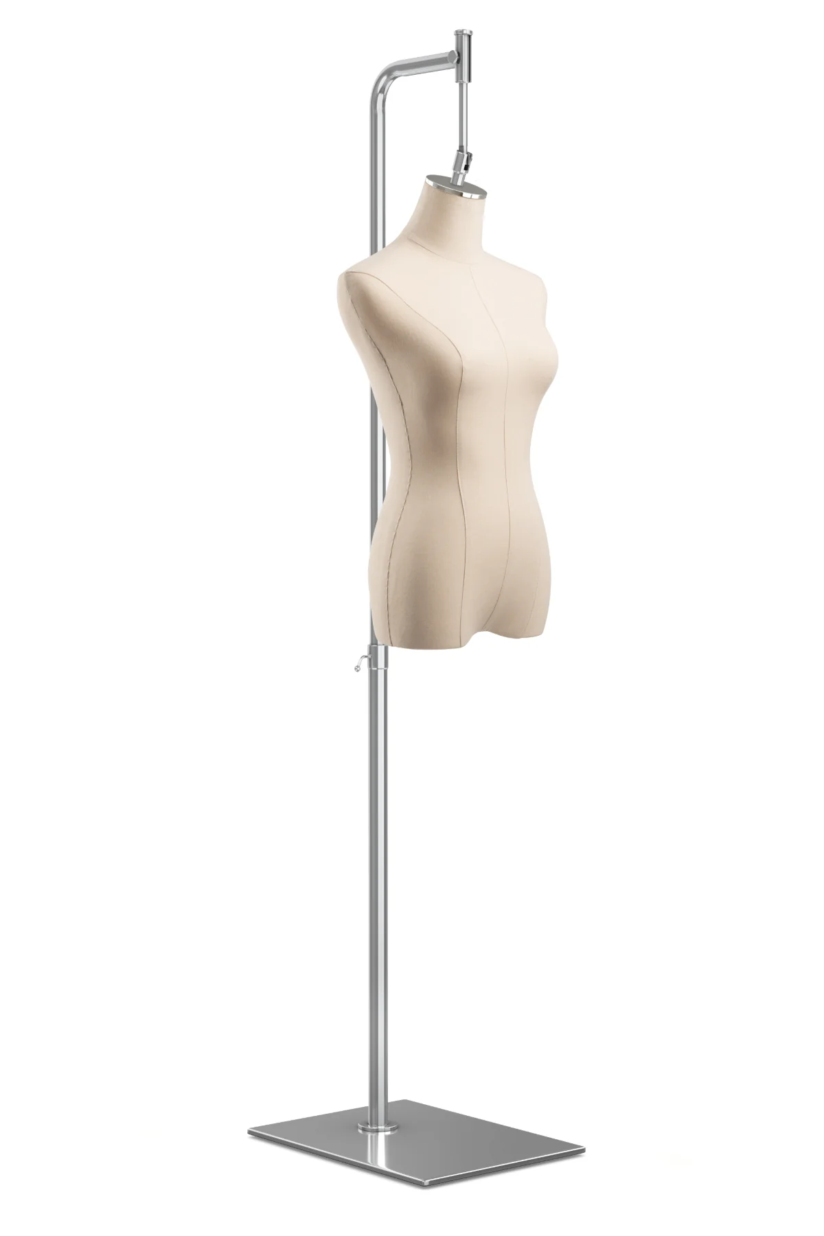 Female Display Dress Form on Metal Hanging Base - Image 13