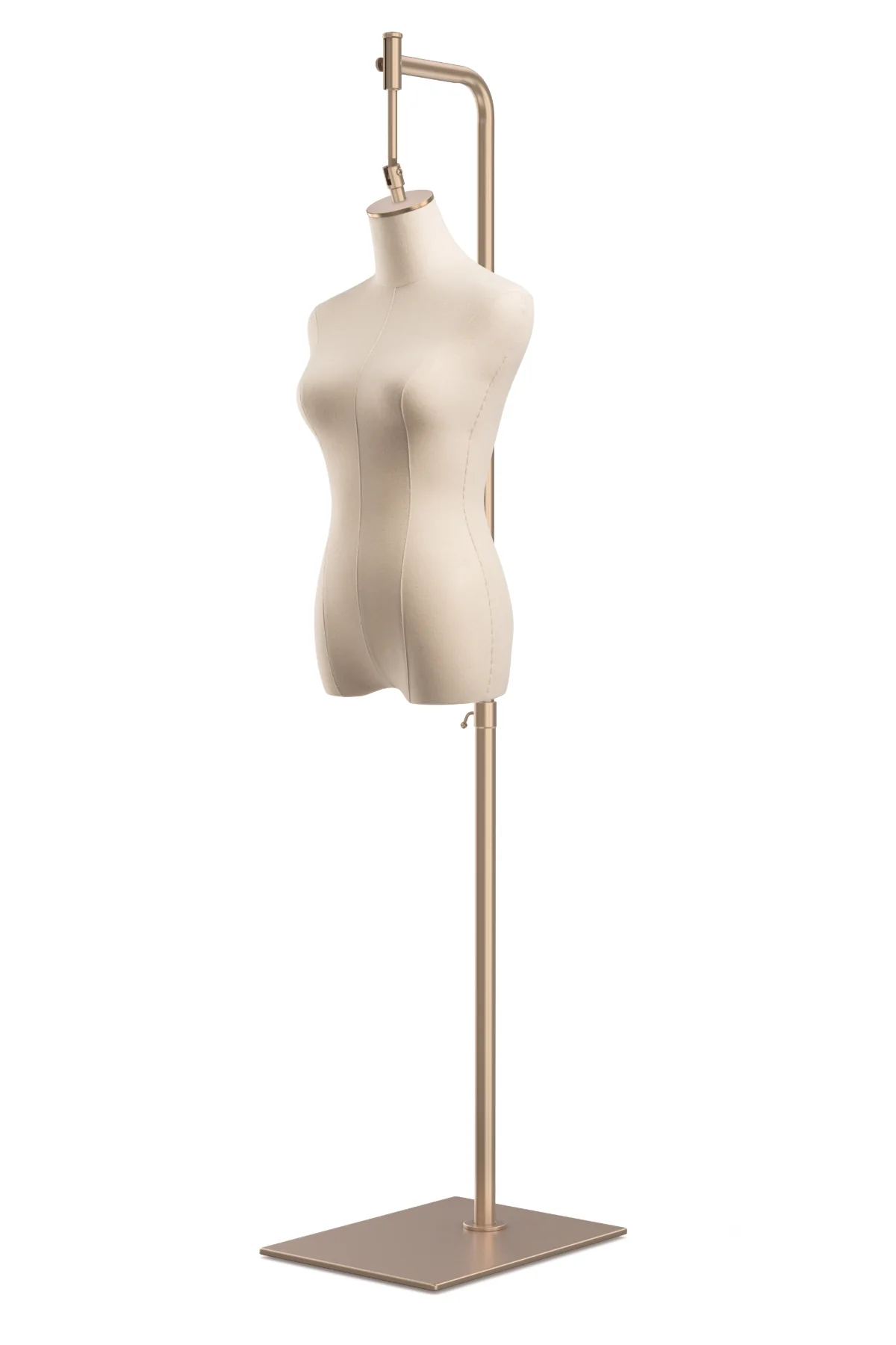 Female Display Dress Form on Metal Hanging Base - Image 6