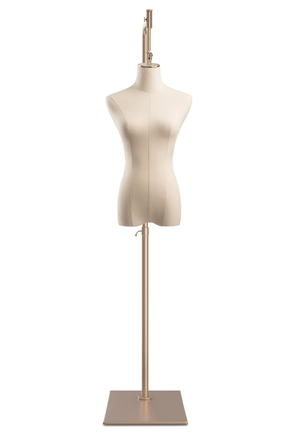 Female Display Dress Form on Metal Hanging Base - Image 7
