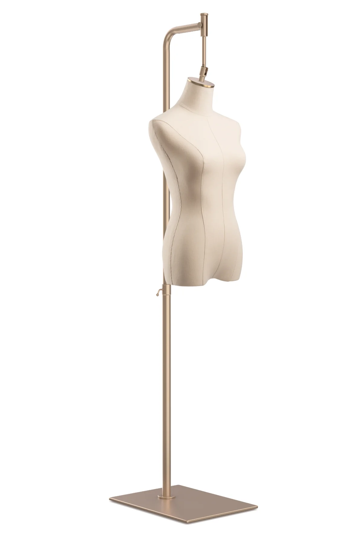 Female Display Dress Form on Metal Hanging Base - Image 8