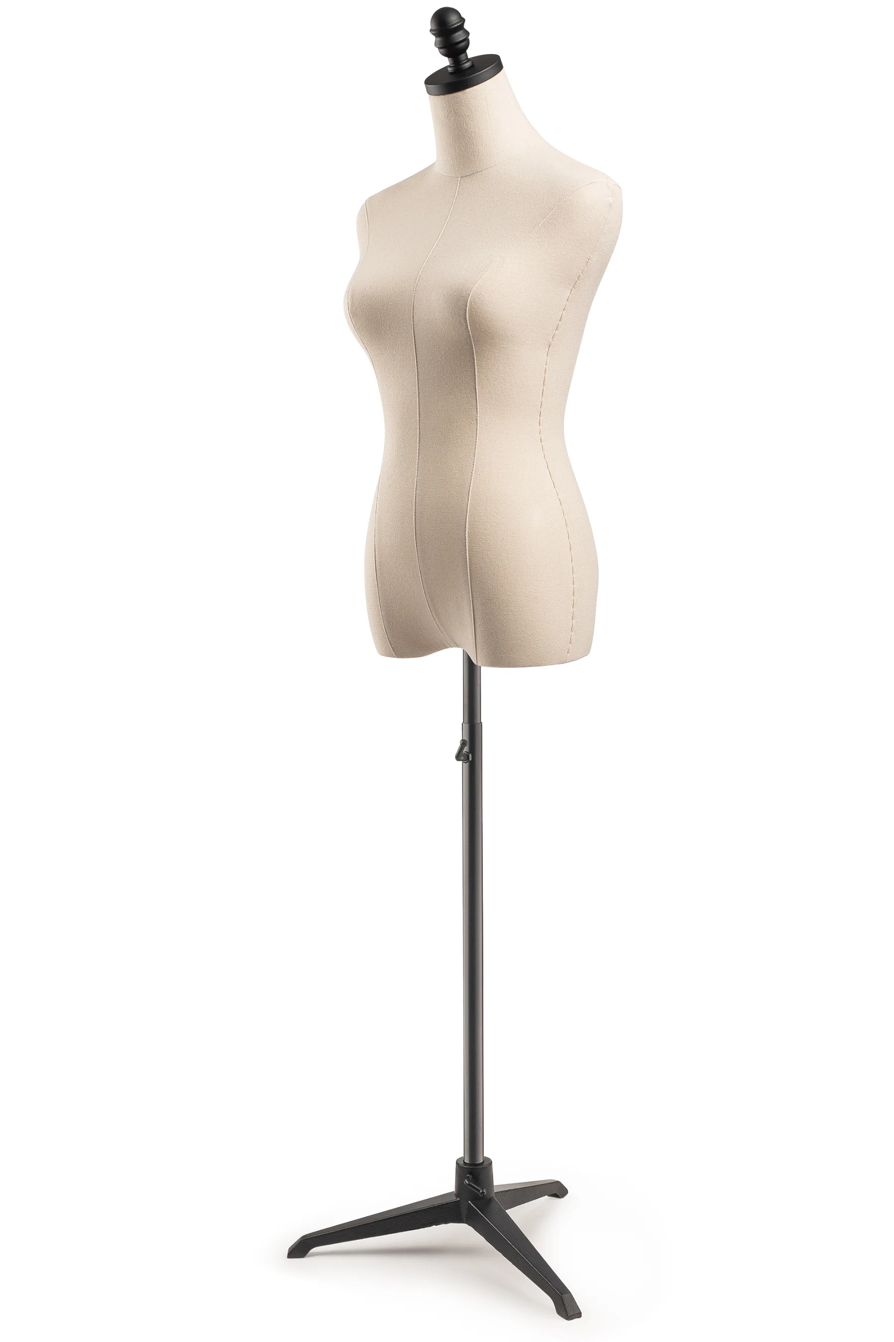 Female Display Dress Form on Metal Tripod Base - Image 3