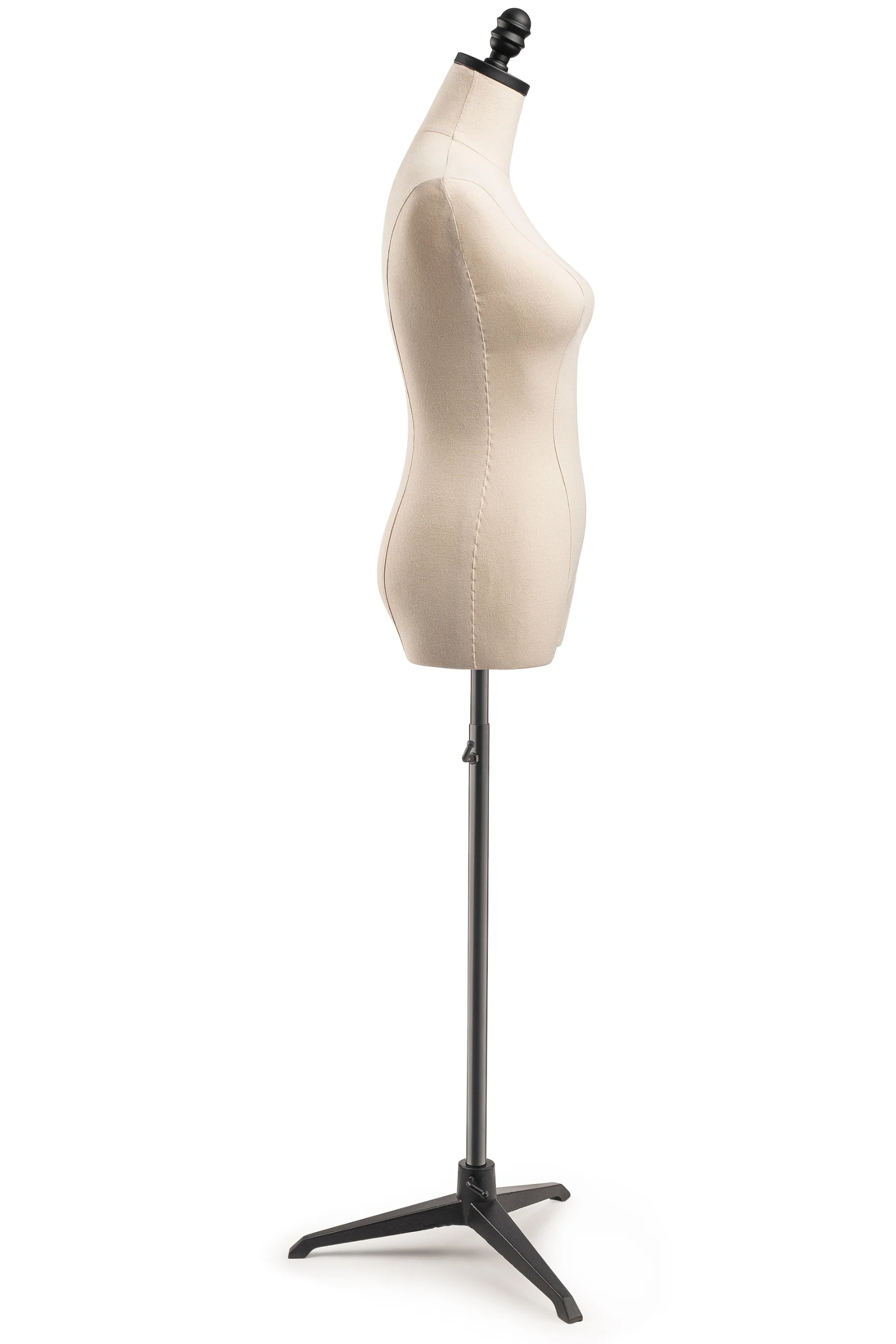 Female Display Dress Form on Metal Tripod Base - Image 4