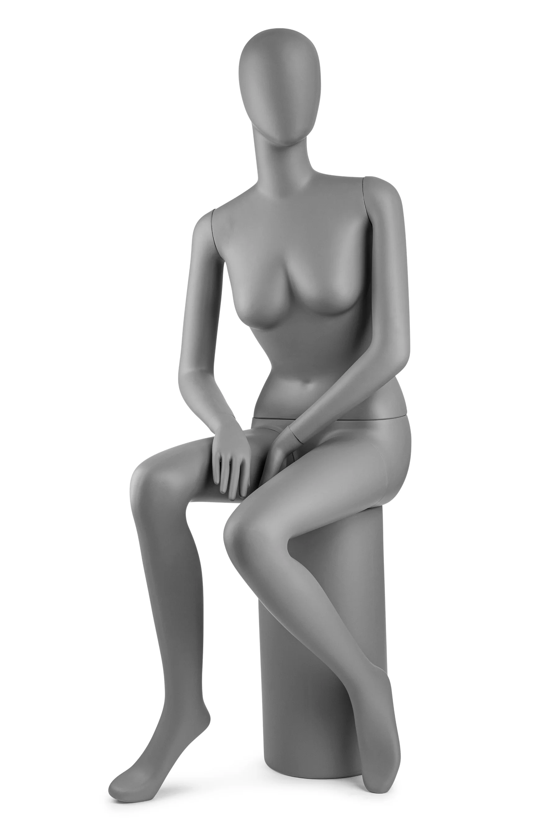 Female Egghead Mannequin in Standing or Sitting Pose (MP Series) - Image 27