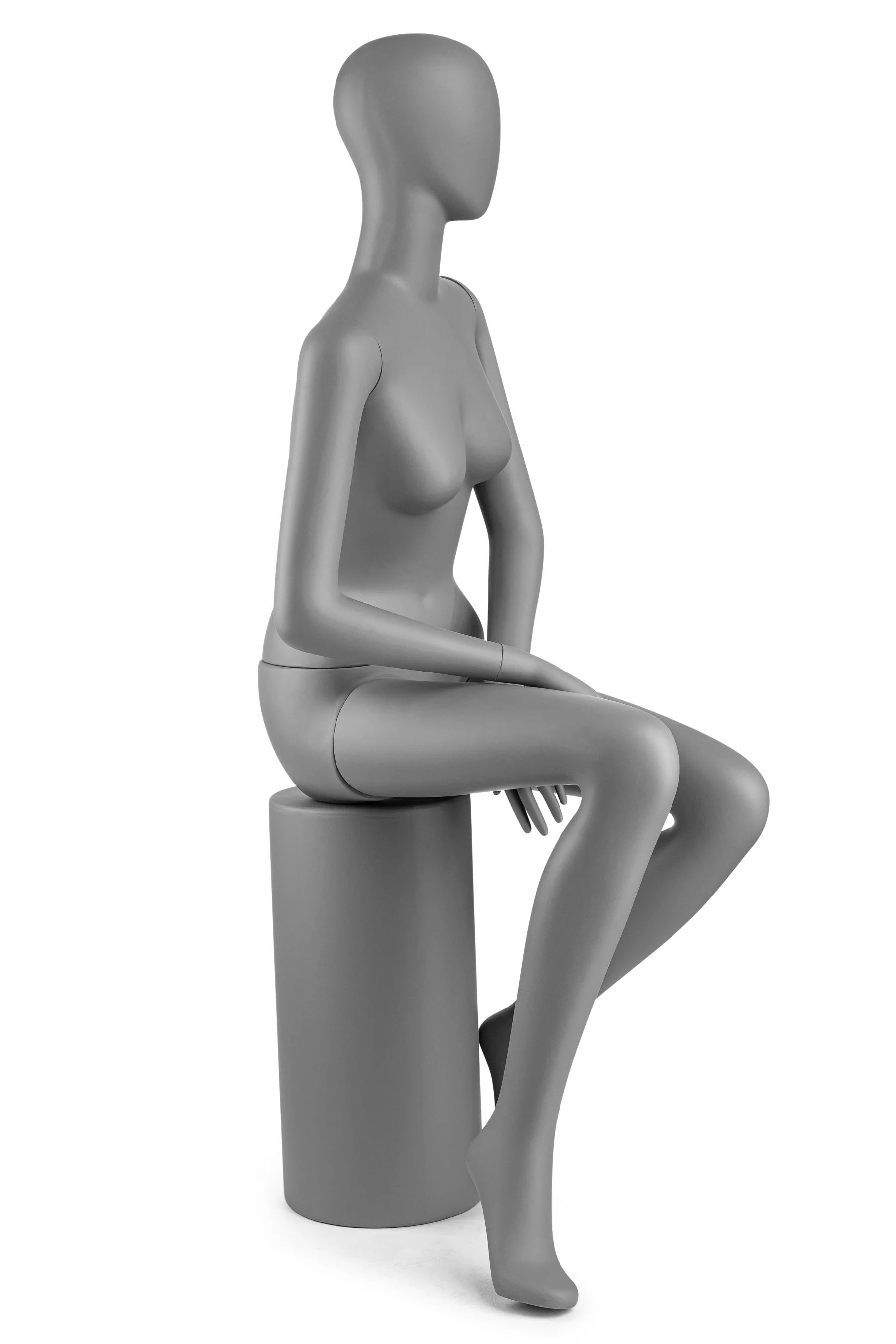 Female Egghead Mannequin in Standing or Sitting Pose (MP Series) - Image 29