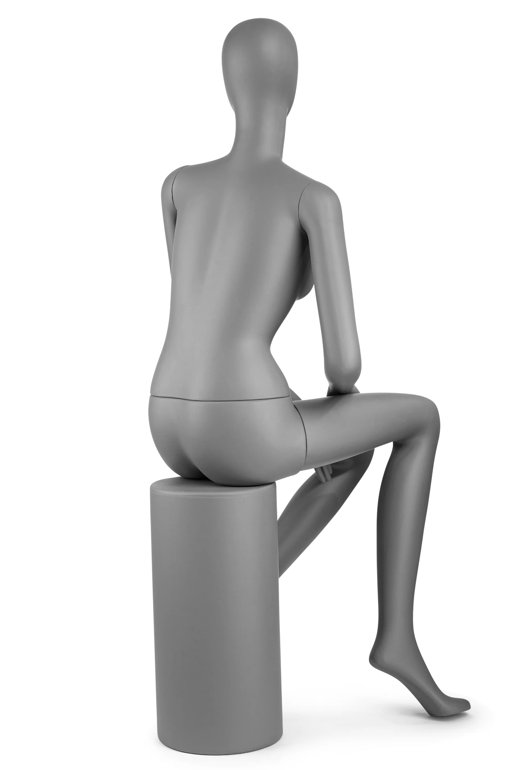 Female Egghead Mannequin in Standing or Sitting Pose (MP Series) - Image 31