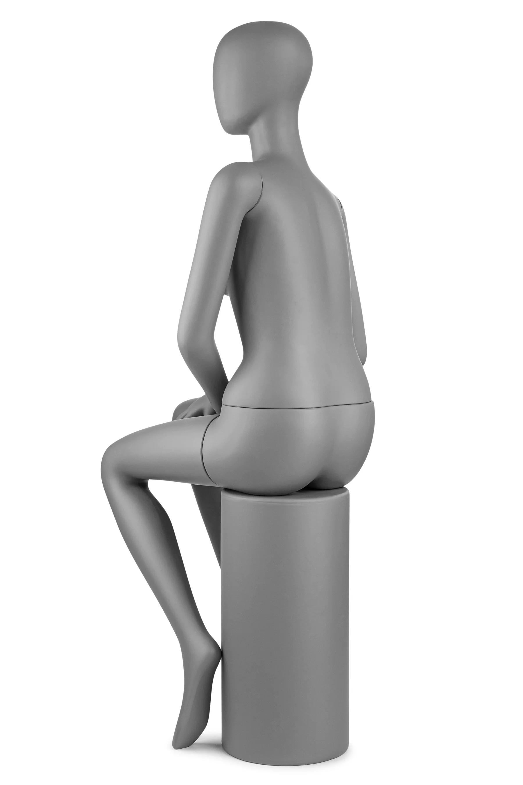 Female Egghead Mannequin in Standing or Sitting Pose (MP Series) - Image 33
