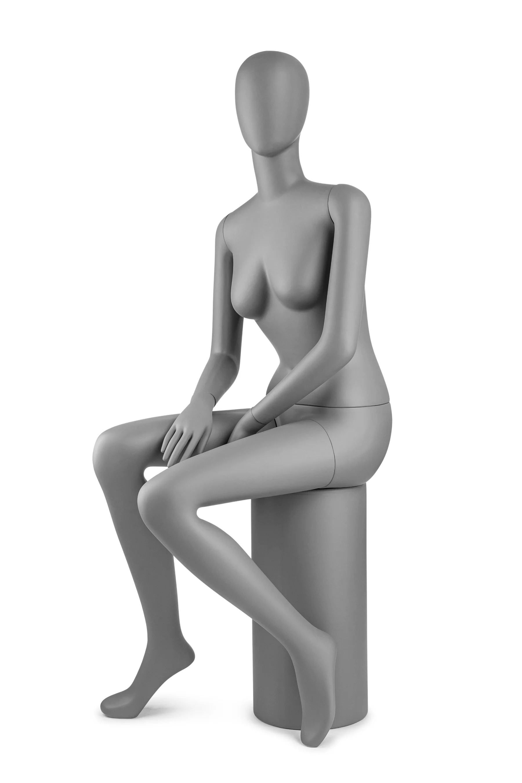 Female Egghead Mannequin in Standing or Sitting Pose (MP Series) - Image 35