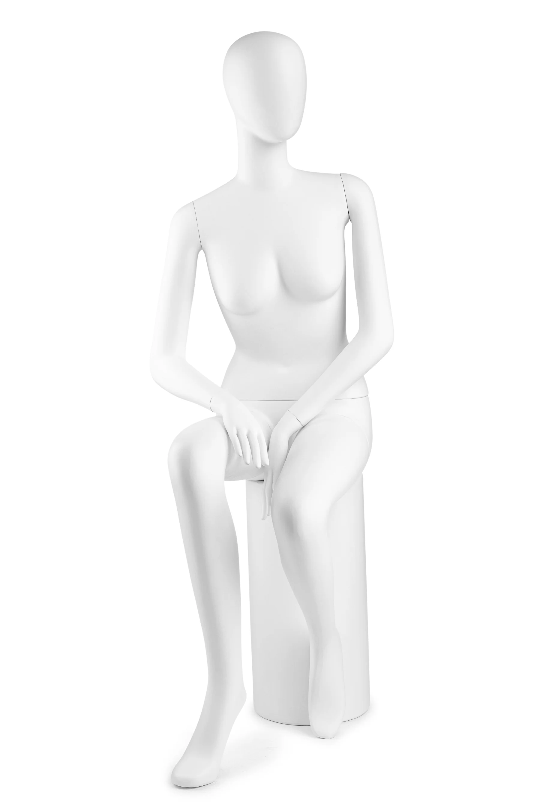 Female Egghead Mannequin in Standing or Sitting Pose (MP Series) - Image 37