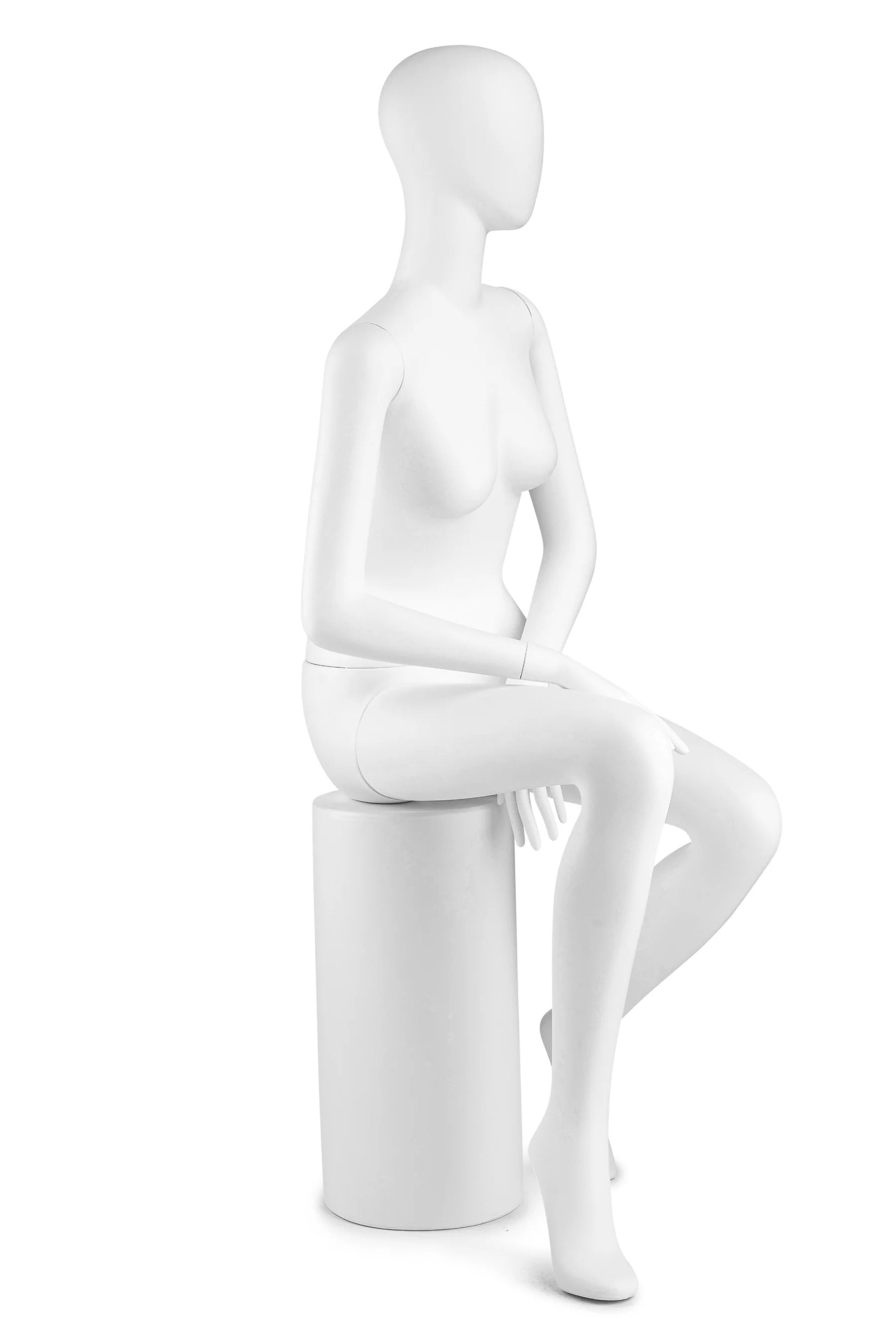 Female Egghead Mannequin in Standing or Sitting Pose (MP Series) - Image 38