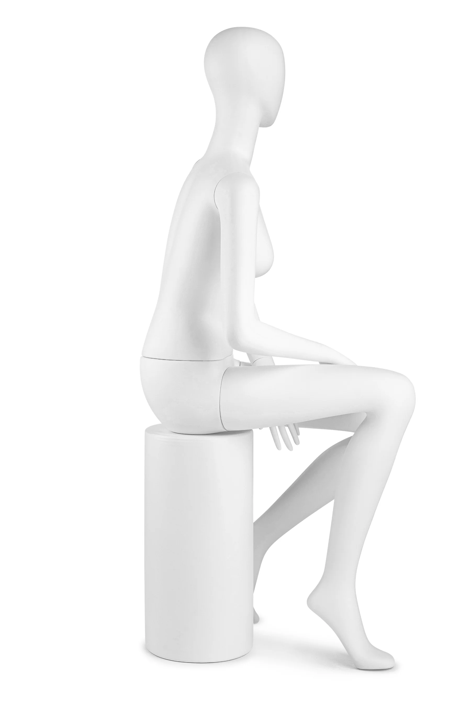 Female Egghead Mannequin in Standing or Sitting Pose (MP Series) - Image 39