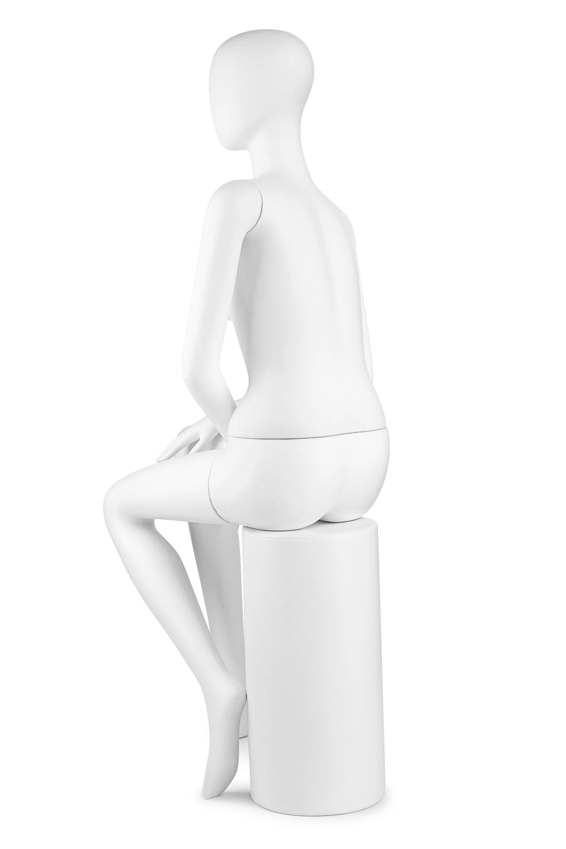 Female Egghead Mannequin in Standing or Sitting Pose (MP Series) - Image 42