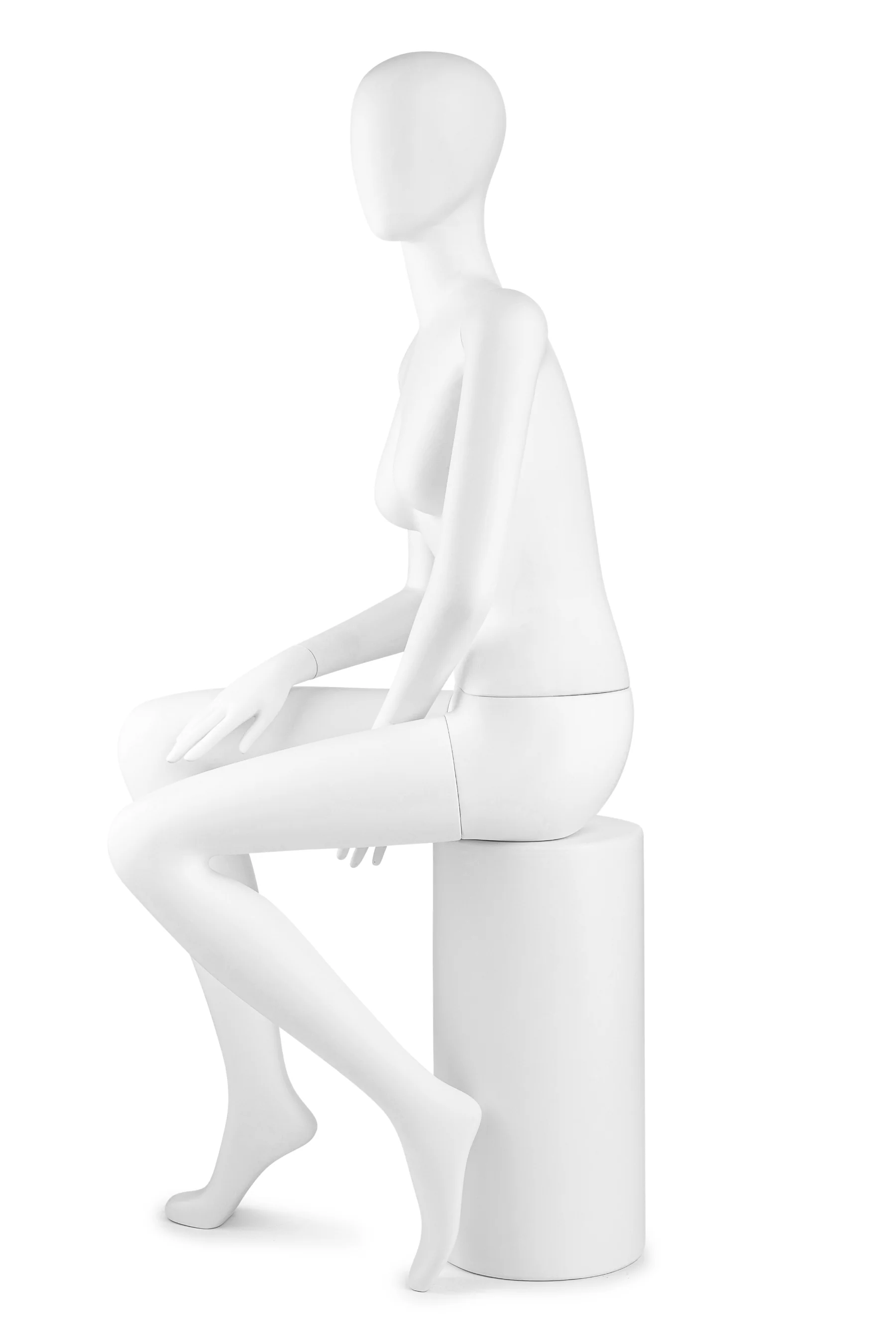Female Egghead Mannequin in Standing or Sitting Pose (MP Series) - Image 43