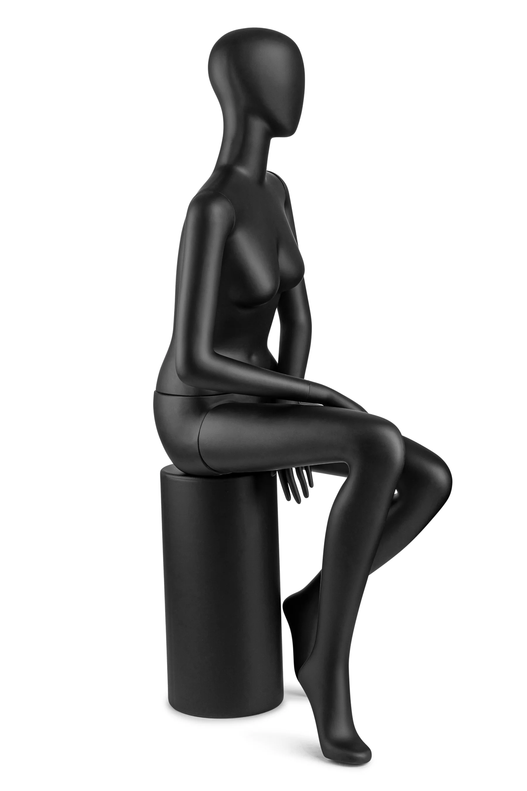 Female Egghead Mannequin in Standing or Sitting Pose (MP Series) - Image 48