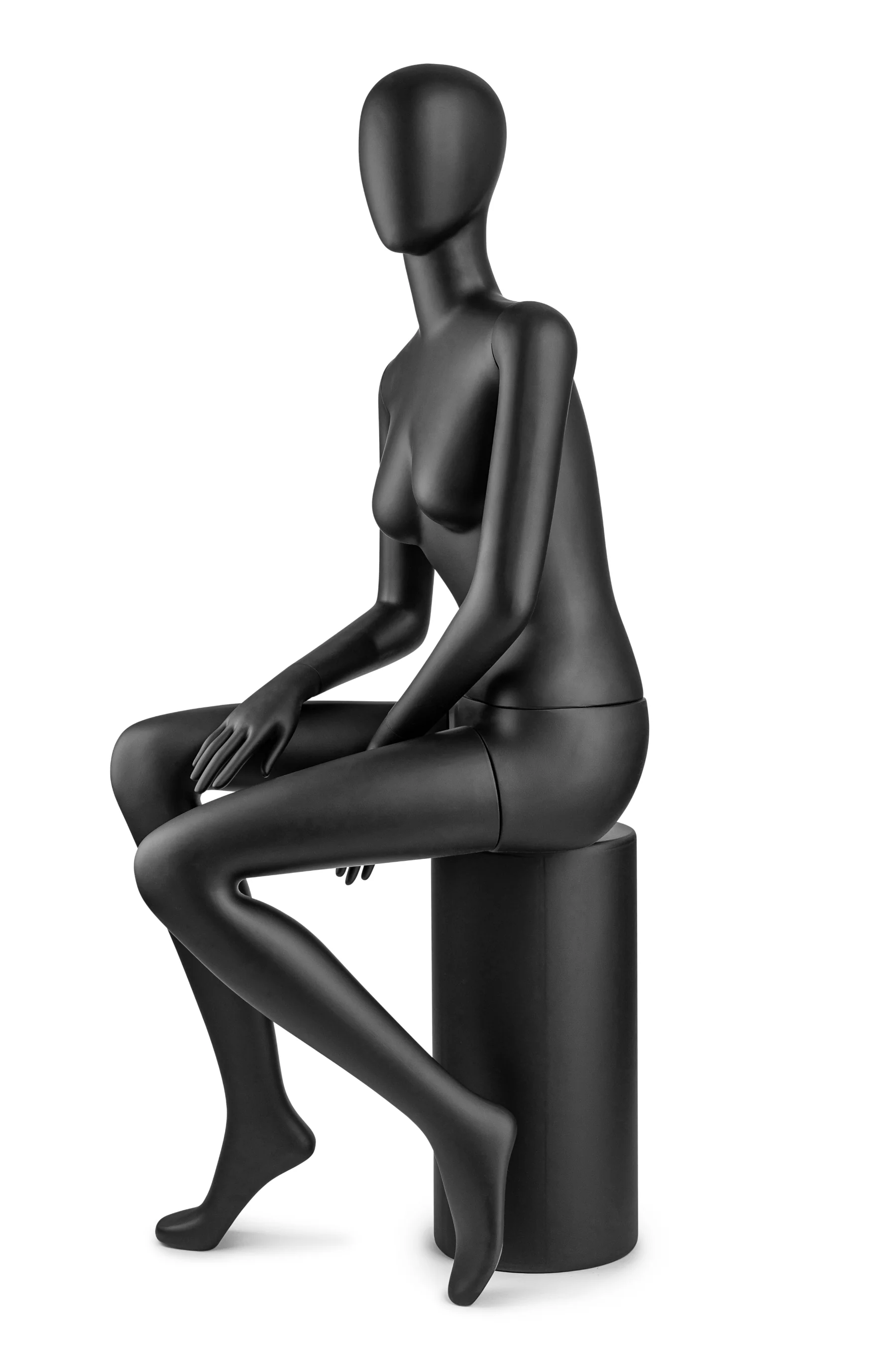 Female Egghead Mannequin in Standing or Sitting Pose (MP Series) - Image 52
