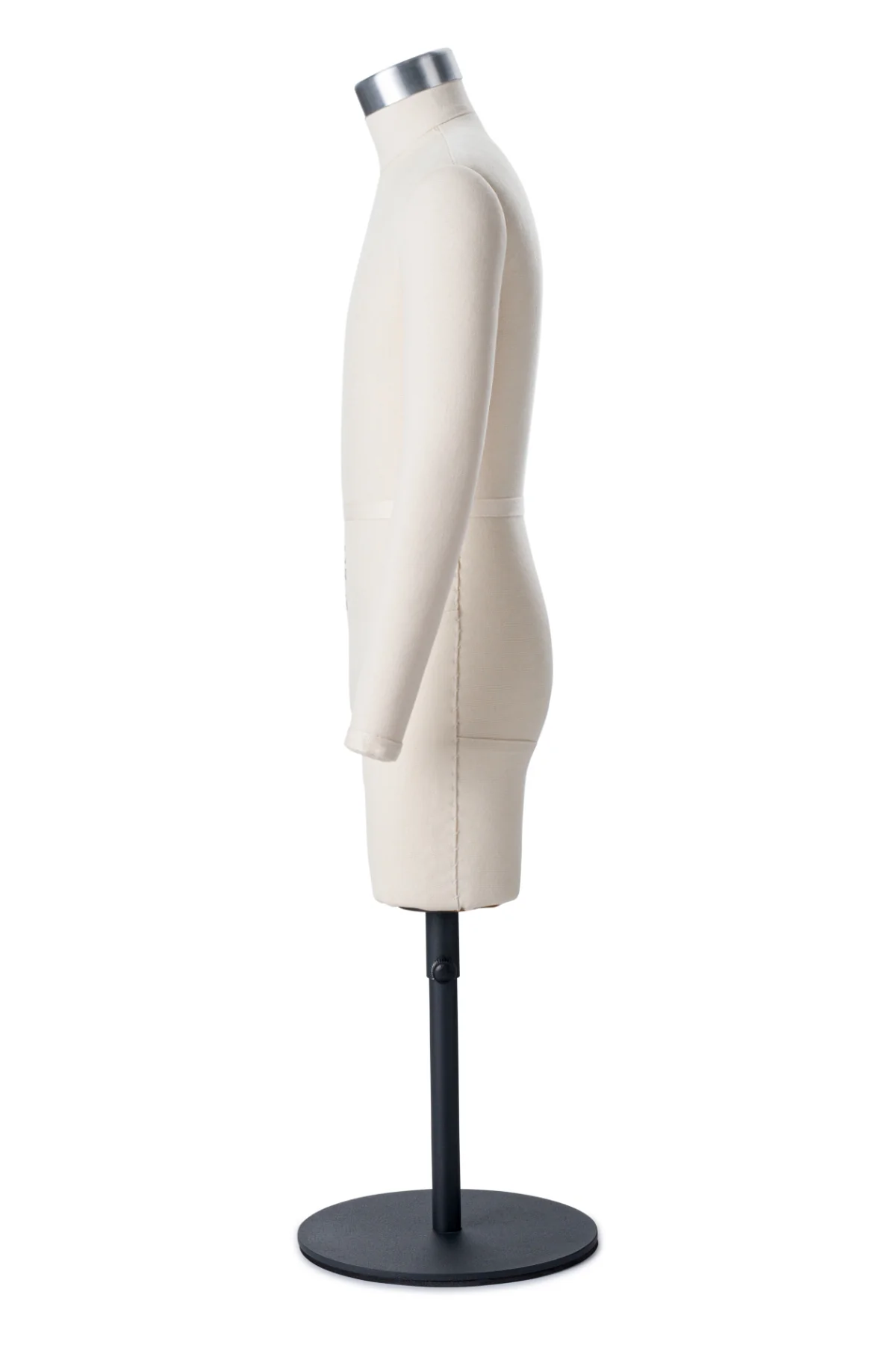 Half Scale Professional Male 3/4 Body Dress Form ("Miniform") w/ Removable Arms - Image 6