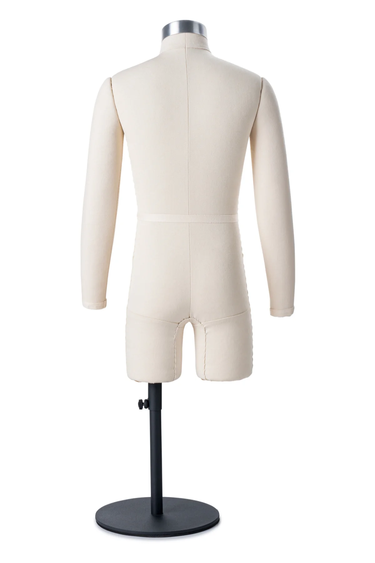 Half Scale Professional Male 3/4 Body Dress Form ("Miniform") w/ Removable Arms - Image 7
