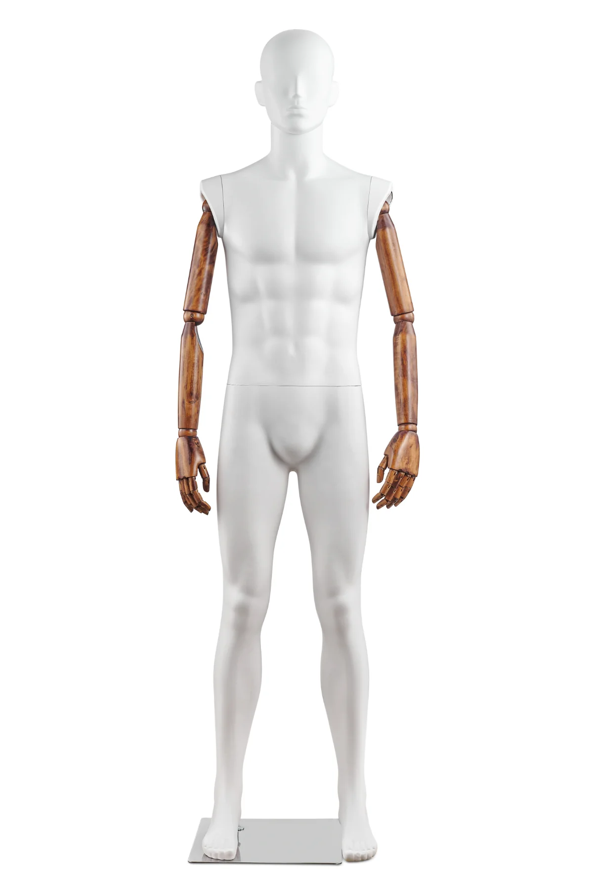 Male Abstract Mannequin in Straight Leg Pose w/ Articulating Arms (AP Series) - Image 12
