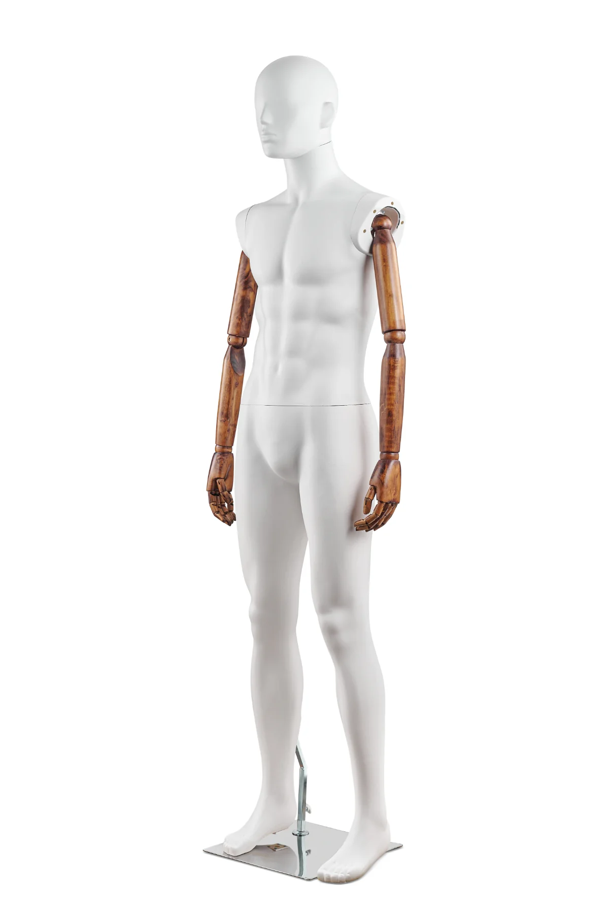 Male Abstract Mannequin in Straight Leg Pose w/ Articulating Arms (AP Series) - Image 15