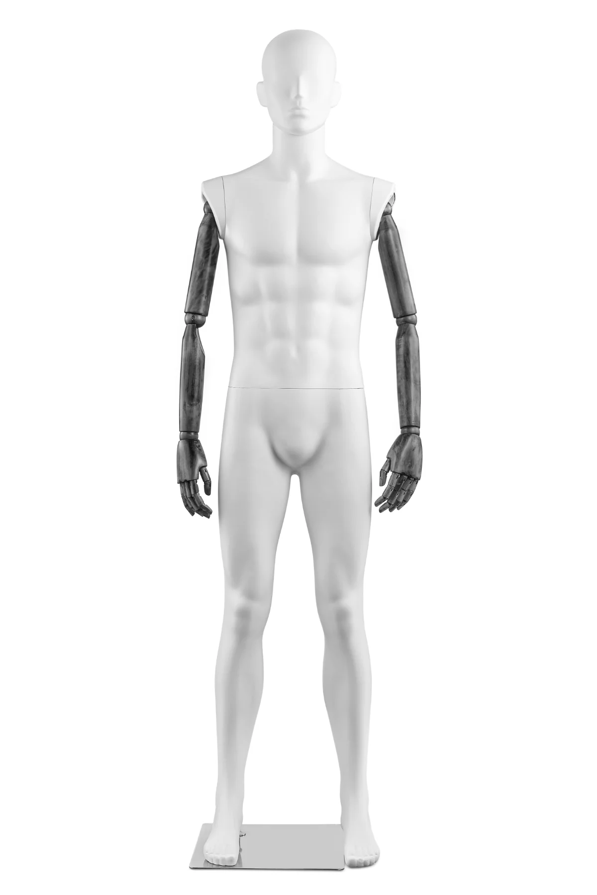 Male Abstract Mannequin in Straight Leg Pose w/ Articulating Arms (AP Series) - Image 16