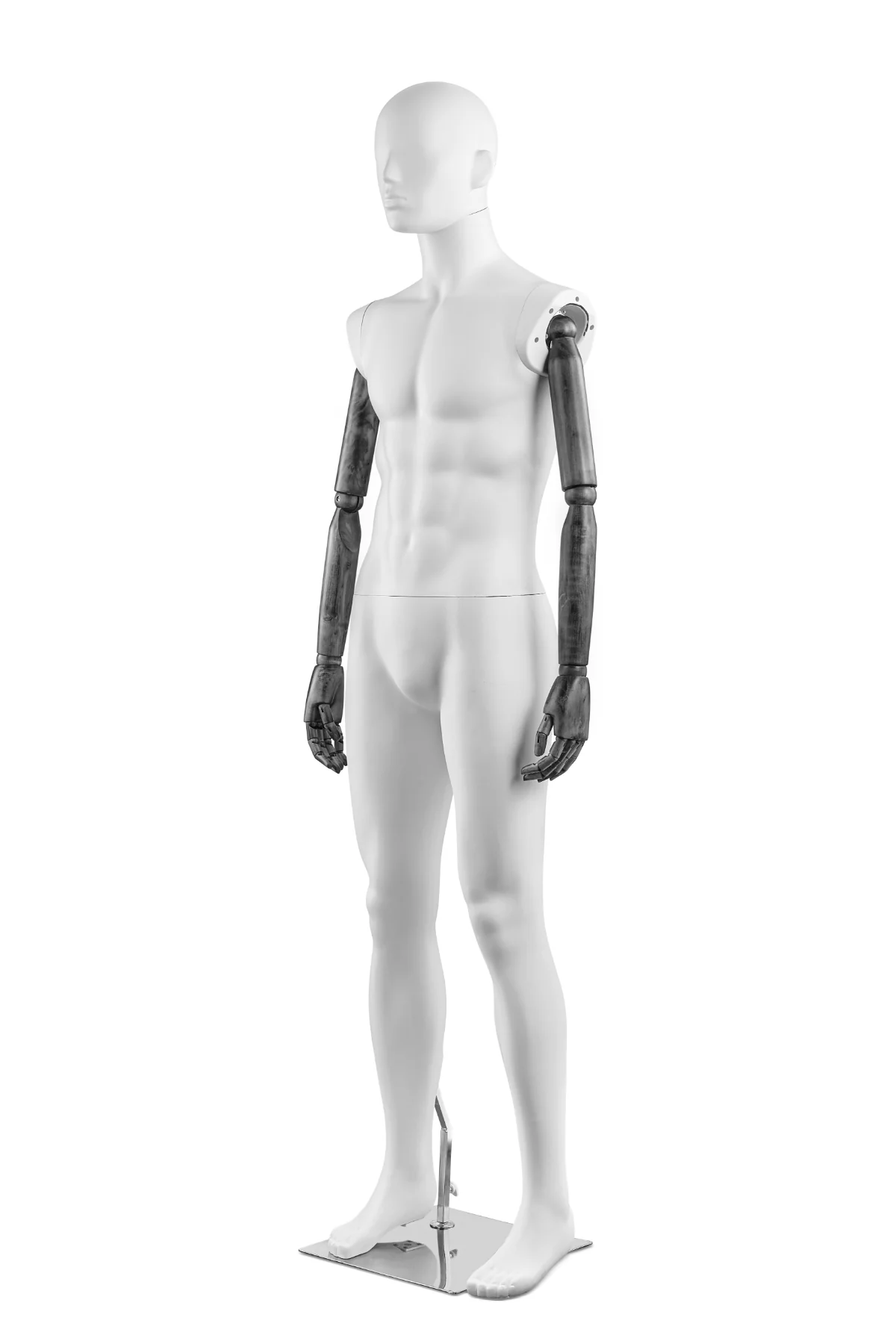 Male Abstract Mannequin in Straight Leg Pose w/ Articulating Arms (AP Series) - Image 17