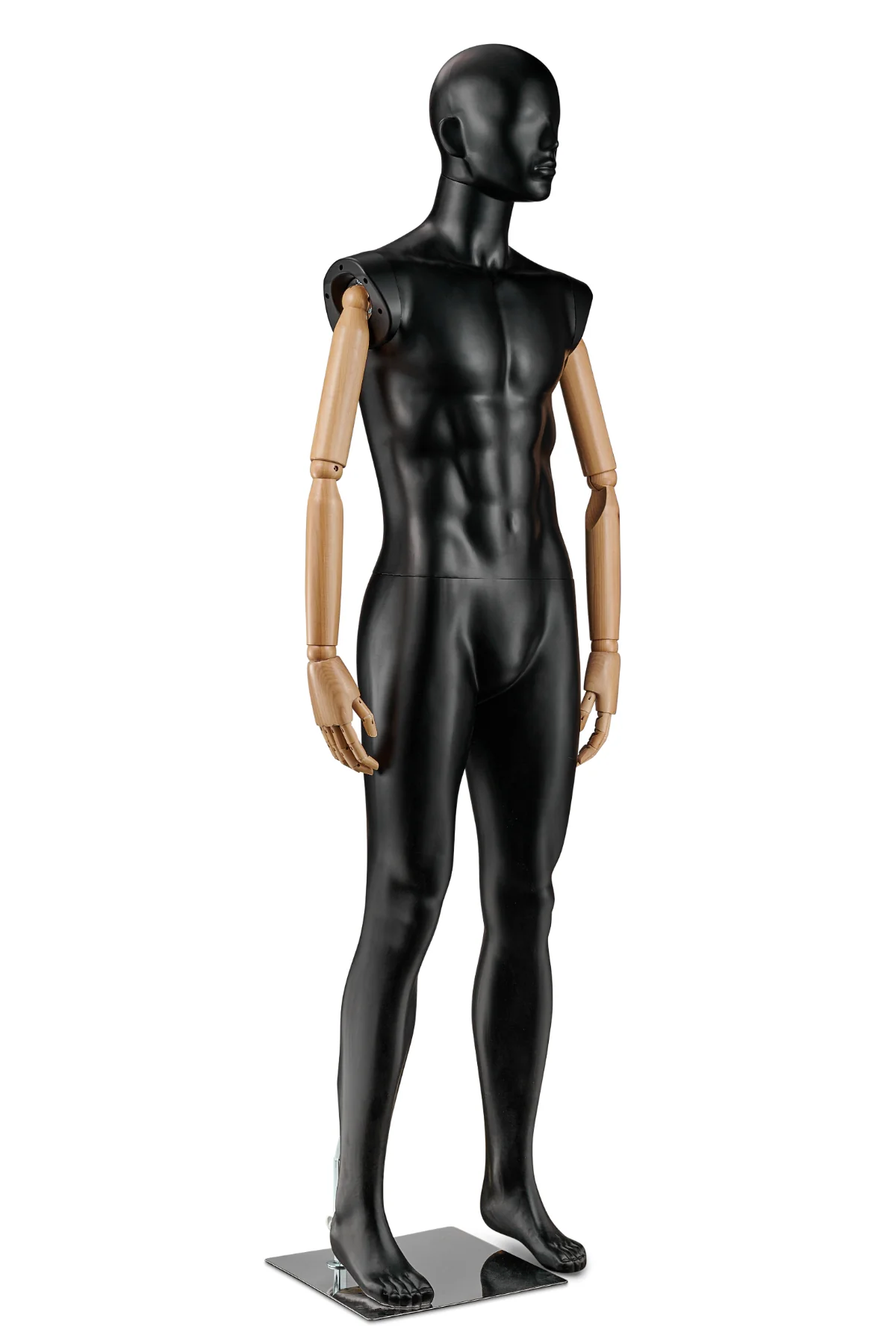 Male Abstract Mannequin in Straight Leg Pose w/ Articulating Arms (AP Series) - Image 25