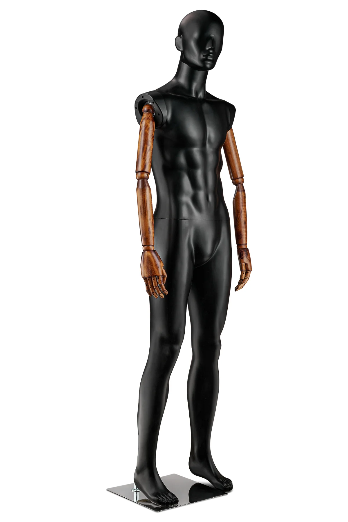 Male Abstract Mannequin in Straight Leg Pose w/ Articulating Arms (AP Series) - Image 29