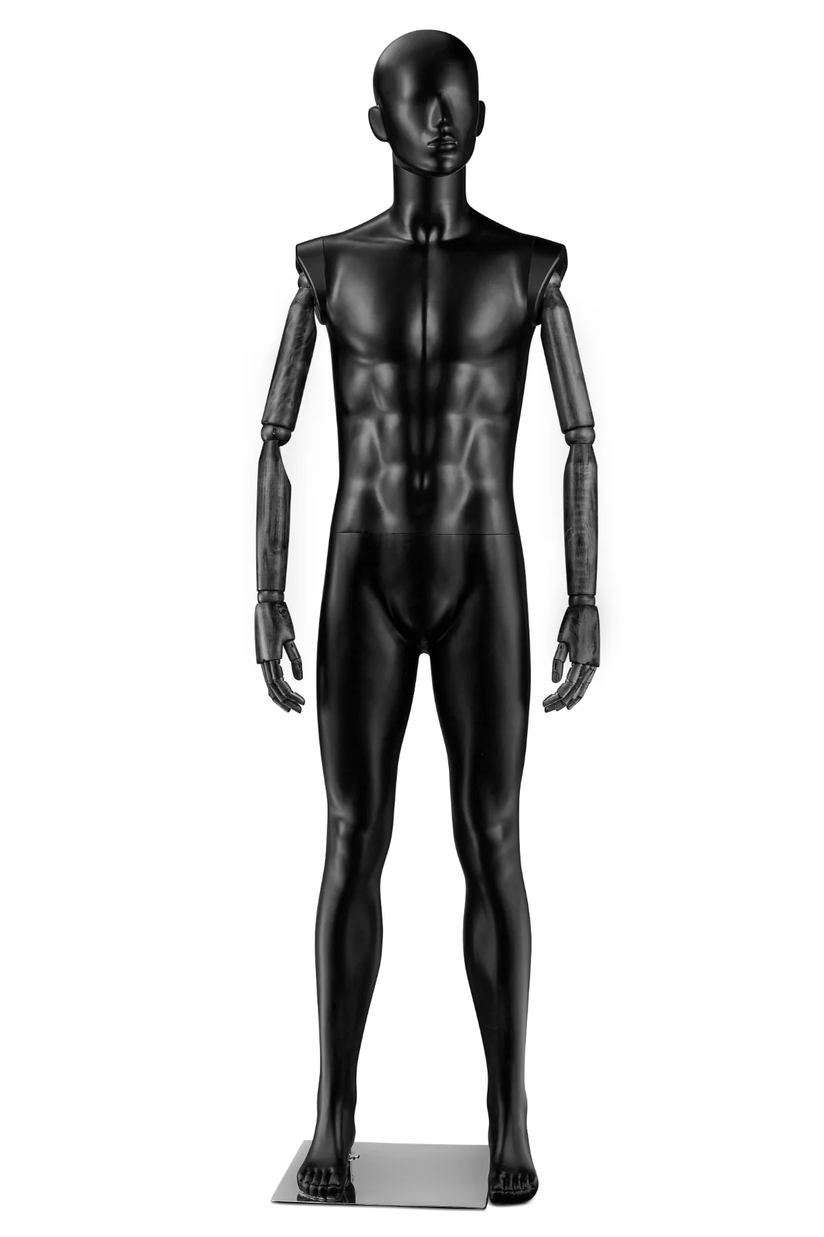 Male Abstract Mannequin in Straight Leg Pose w/ Articulating Arms (AP Series) - Image 30
