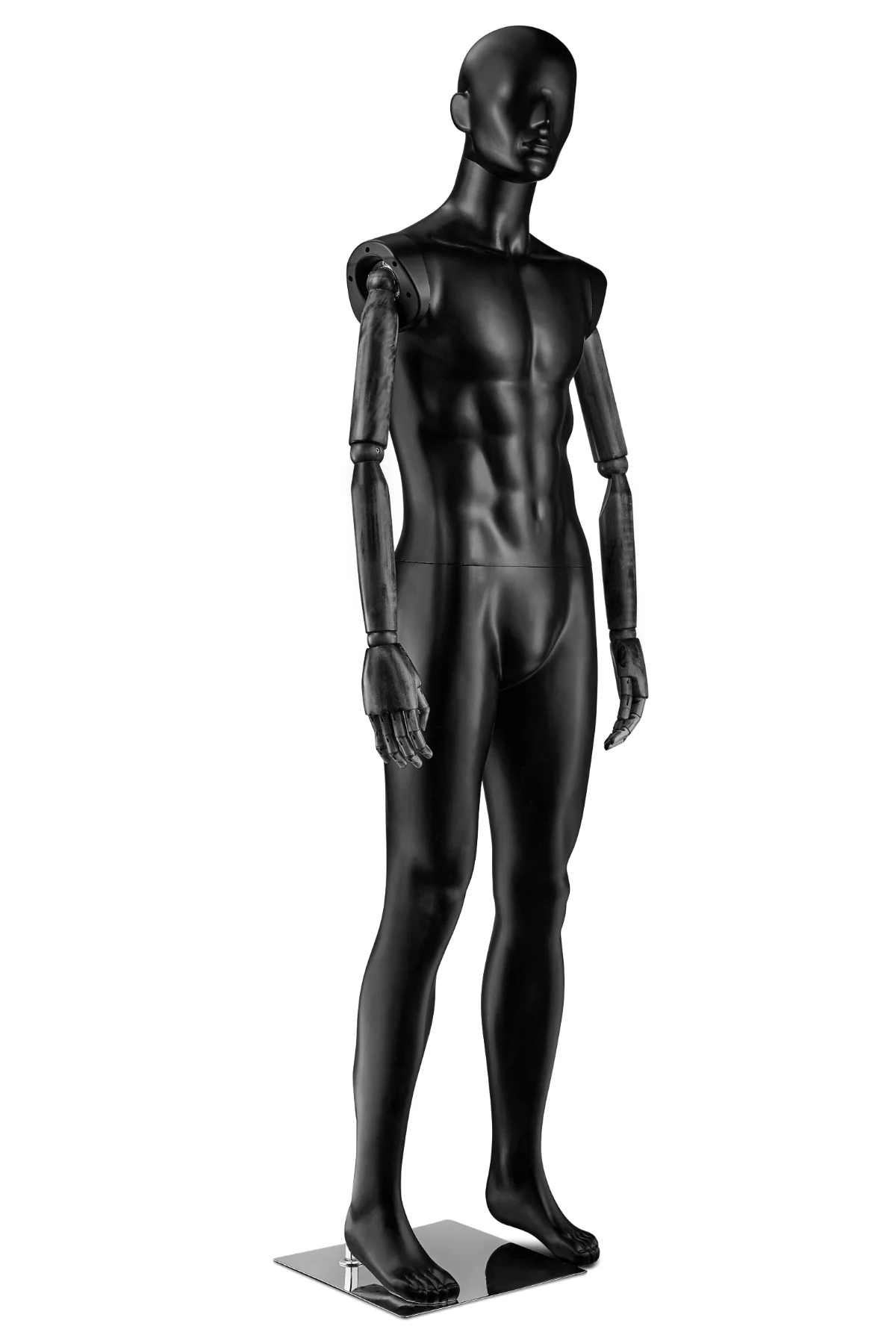 Male Abstract Mannequin in Straight Leg Pose w/ Articulating Arms (AP Series) - Image 31