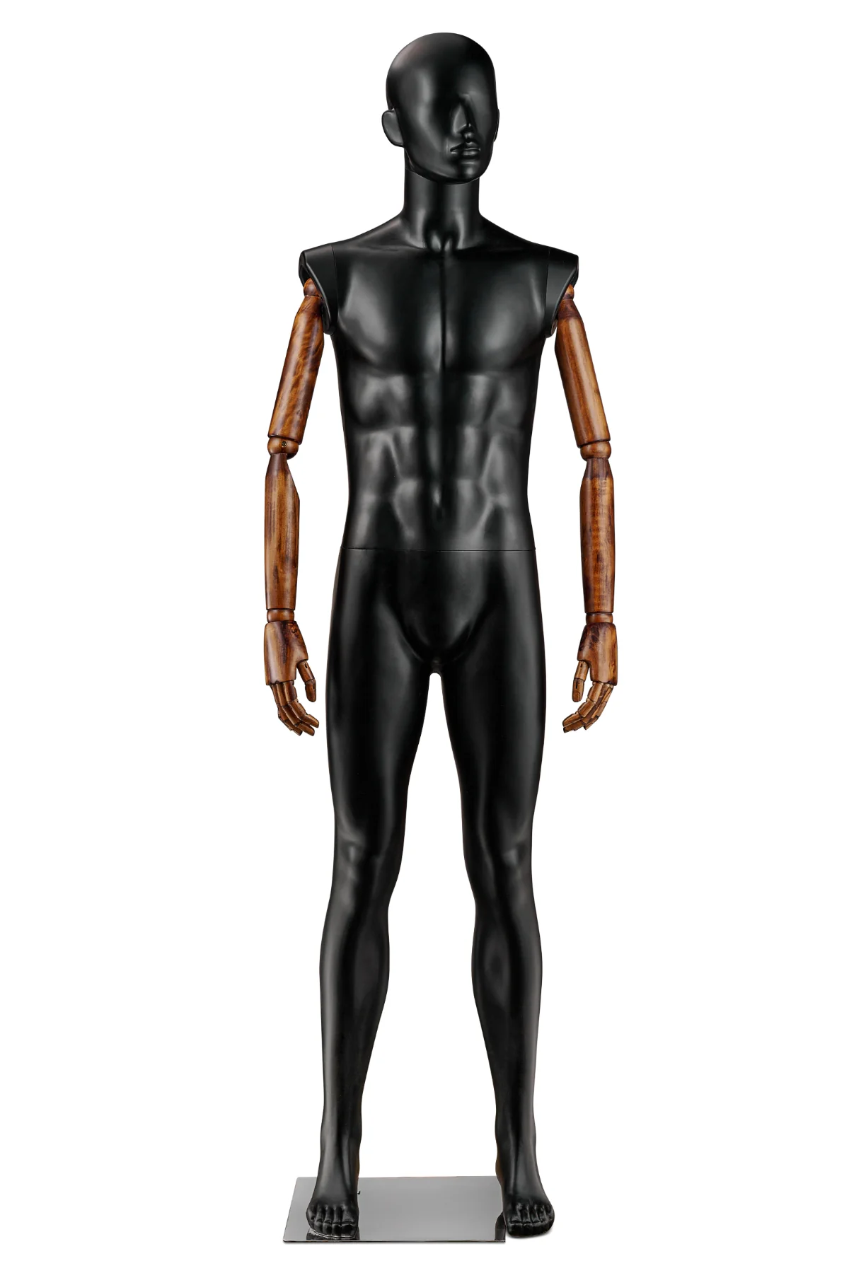 Male Abstract Mannequin in Straight Leg Pose w/ Articulating Arms (AP Series) - Image 35
